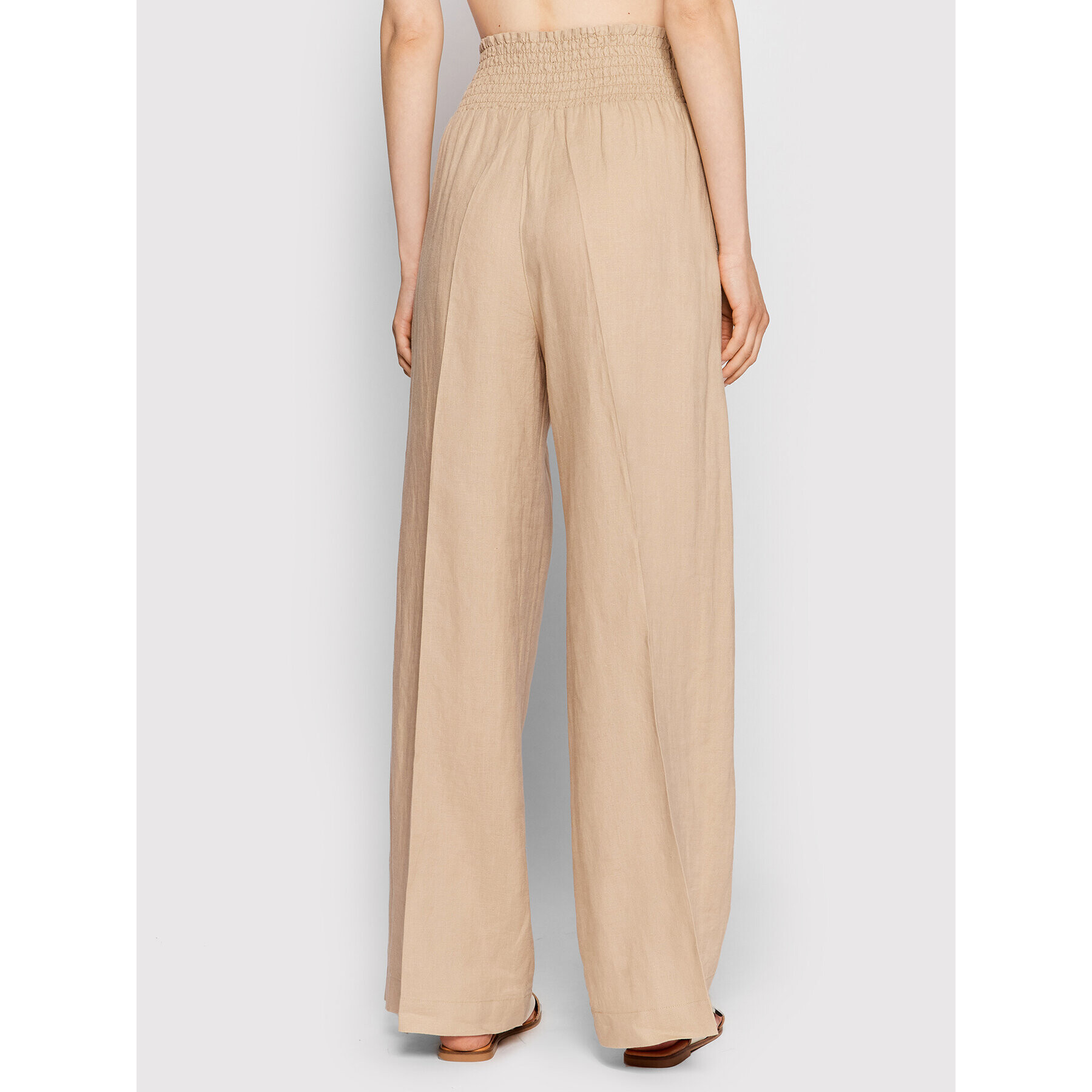 Sisley Pantaloni din material 4AGHLF00T Bej Regular Fit - Pled.ro