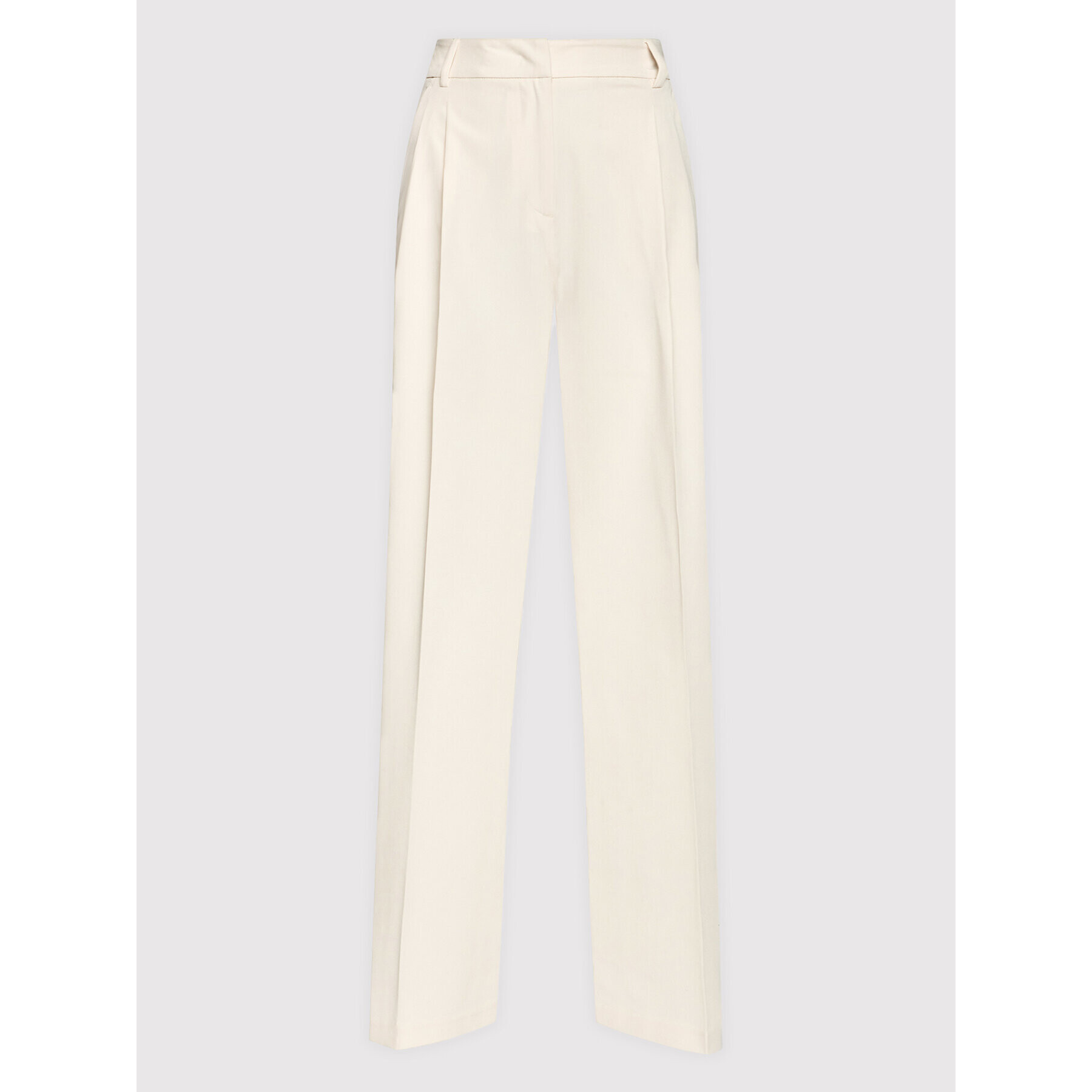 Sisley Pantaloni din material 4KVXLF008 Bej Relaxed Fit - Pled.ro