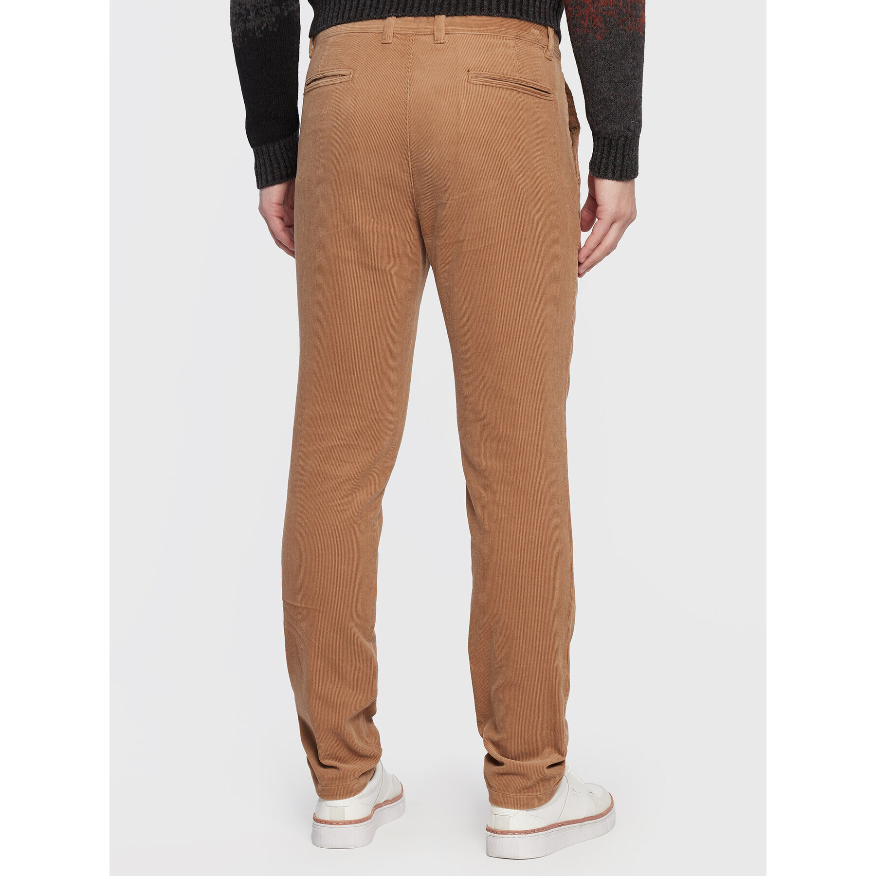 Sisley Pantaloni din material 4SFRSF01P Maro Slim Fit - Pled.ro