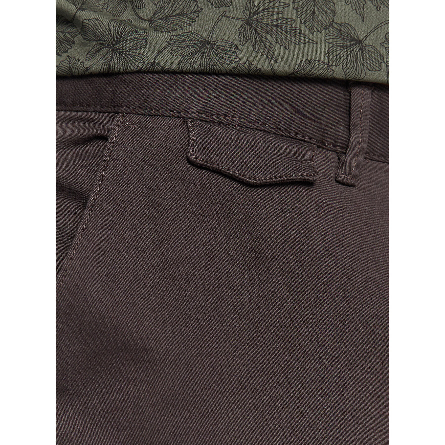 Sisley Pantaloni din material 4XRUSF01M Maro Regular Fit - Pled.ro