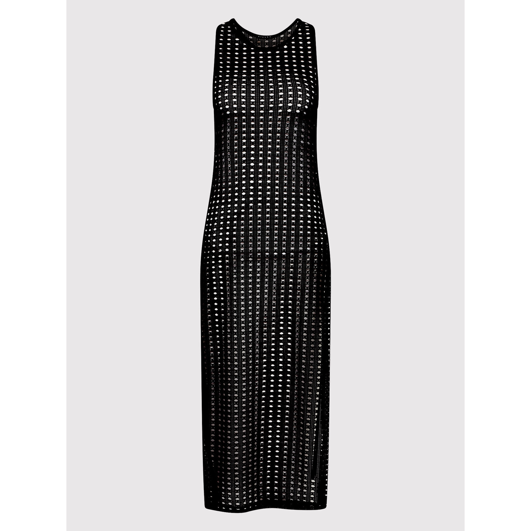 Sisley Rochie de plajă 3HTALH009 Negru Regular Fit - Pled.ro