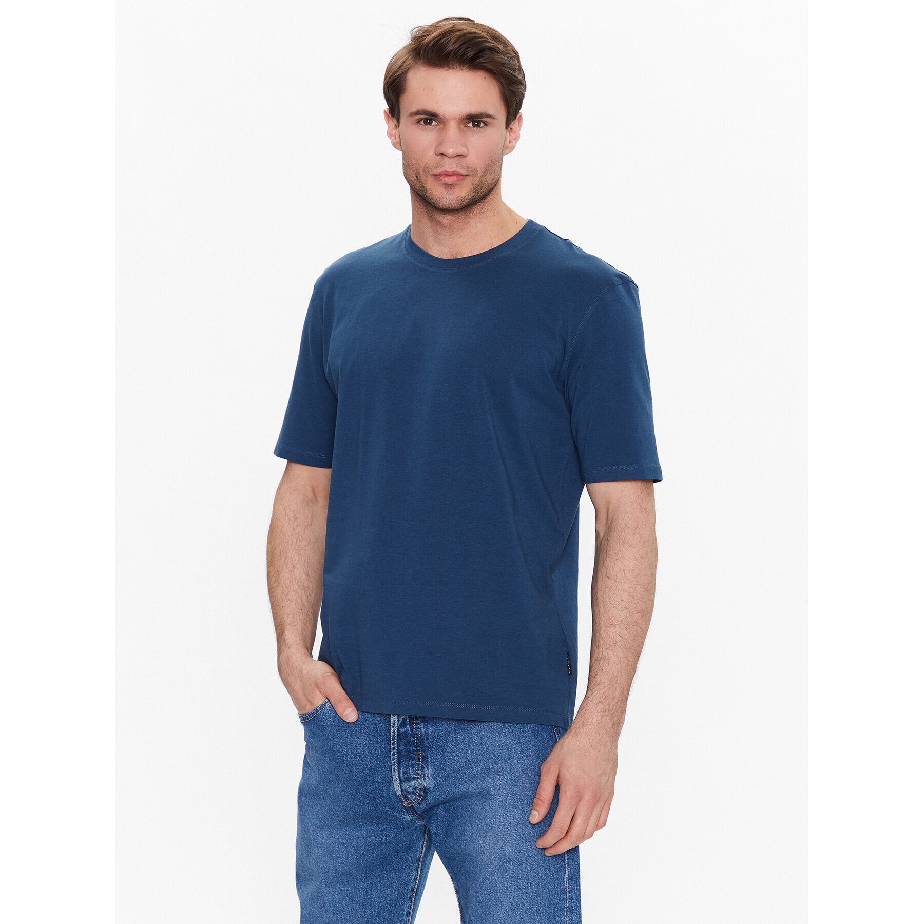 Sisley Tricou 3096S101J Albastru Regular Fit - Pled.ro