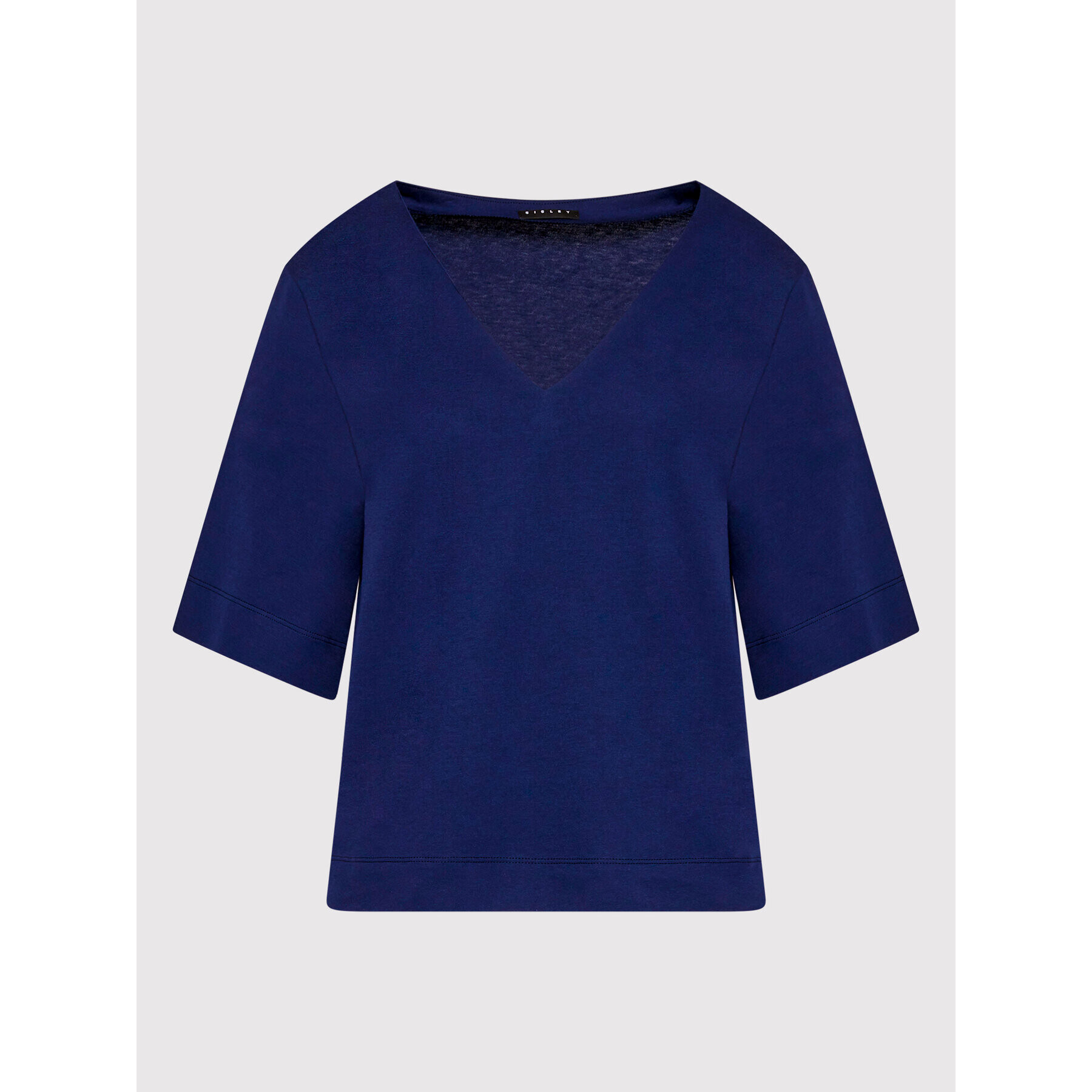 Sisley Tricou 3I1XL4161 Bleumarin Relaxed Fit - Pled.ro