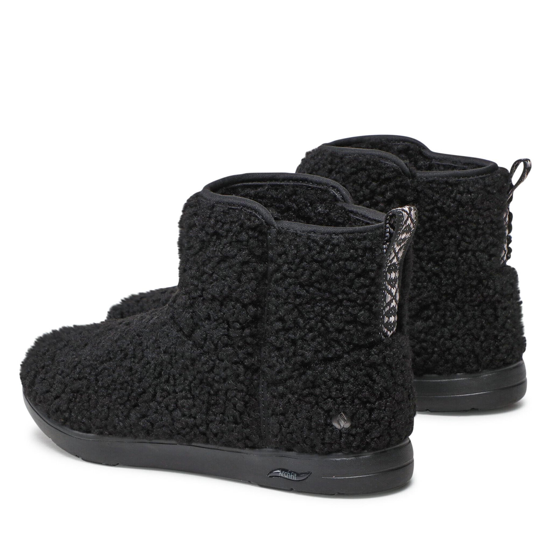 Skechers Botine Fluff Love 175192/BBK Negru - Pled.ro