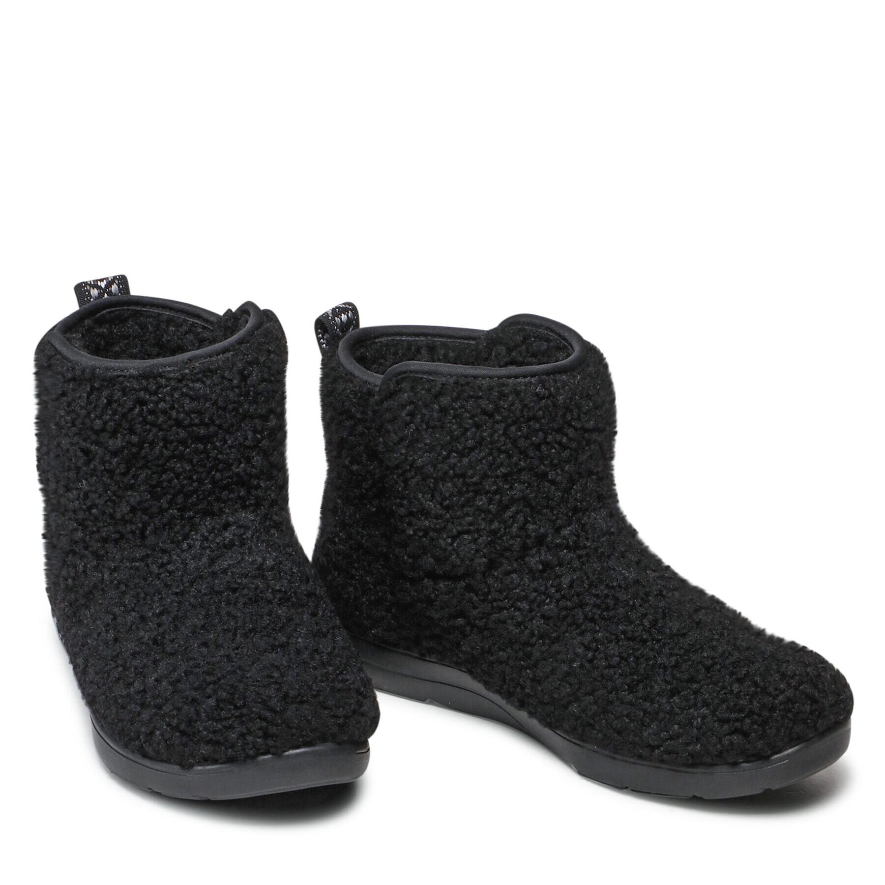 Skechers Botine Fluff Love 175192/BBK Negru - Pled.ro