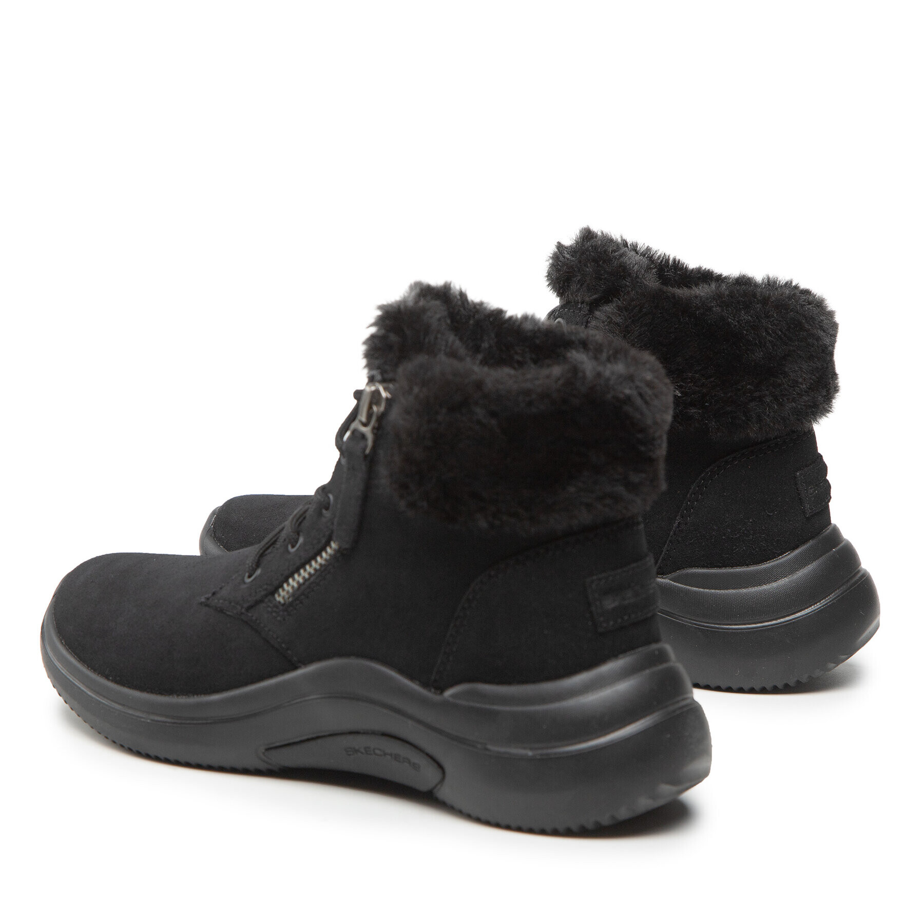 Skechers Botine On-The-Go Midtown 144267/BBK Negru - Pled.ro