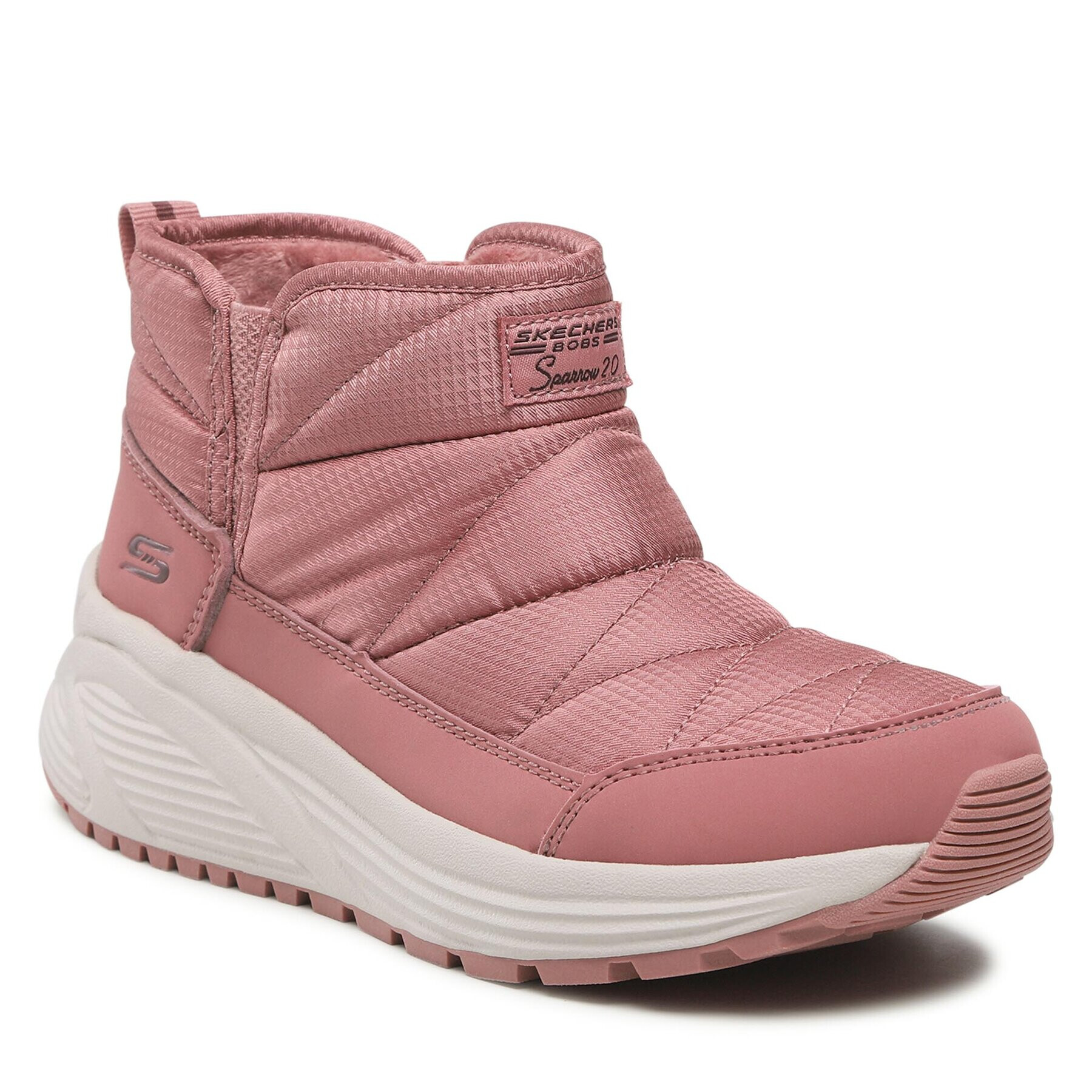 Skechers Botine Puffiez 117260/ROS Roz - Pled.ro