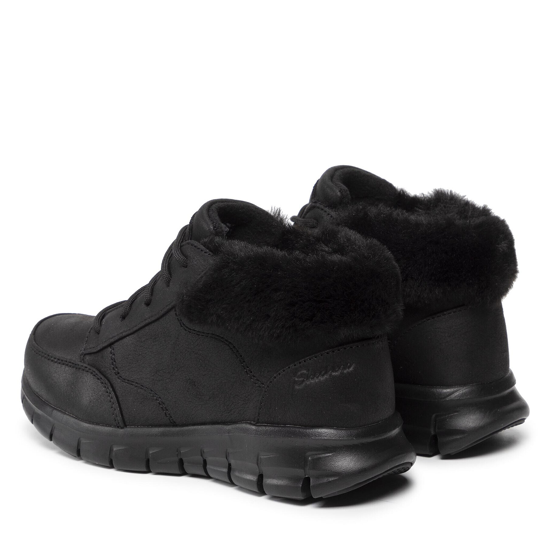 Skechers Botine Warm Seeker 167258/BBK Negru - Pled.ro