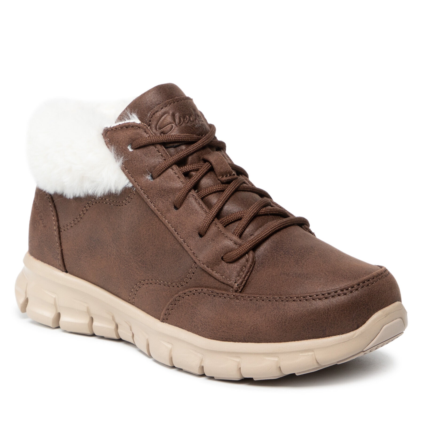 Skechers Botine Warm Seeker 167258/CHOC Maro - Pled.ro