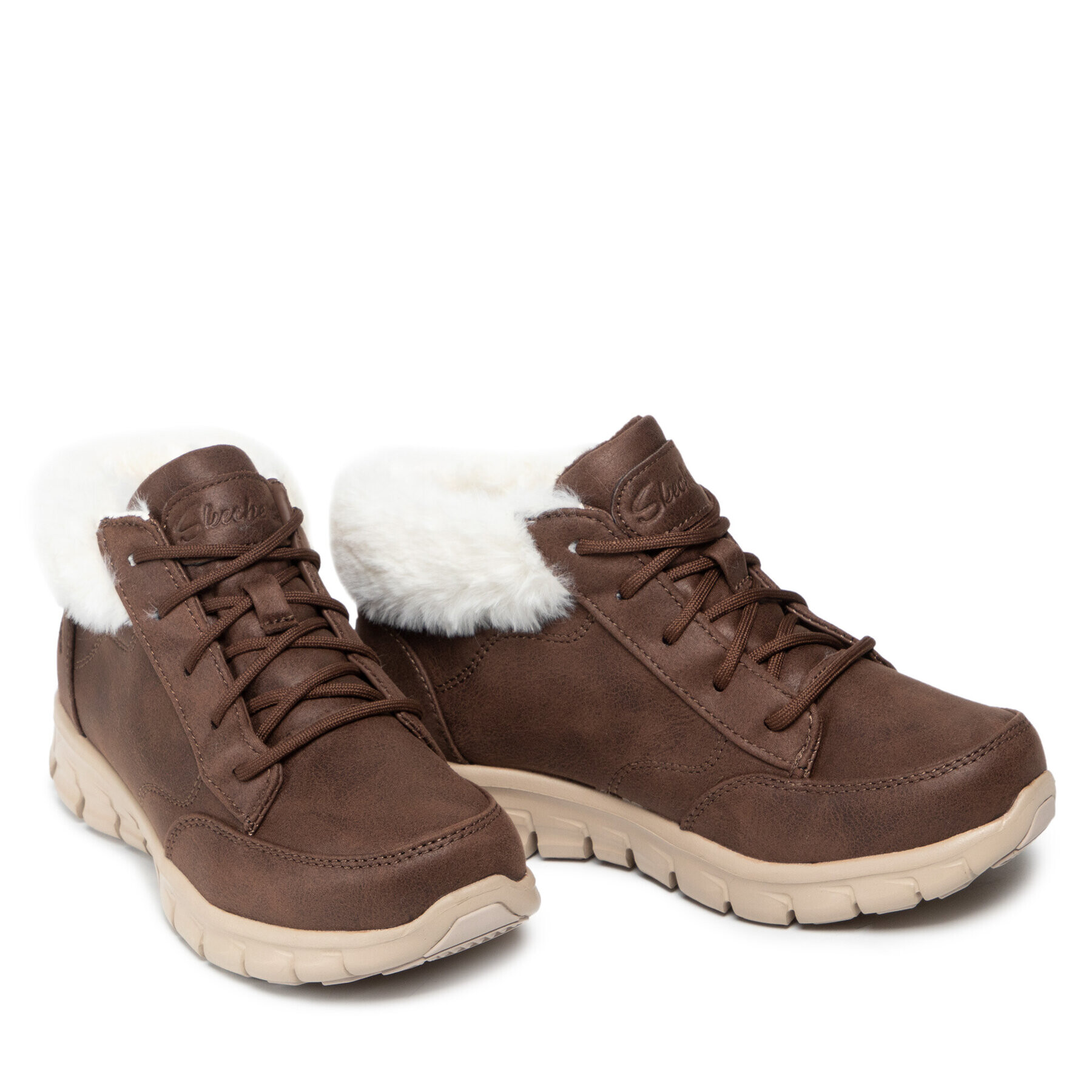 Skechers Botine Warm Seeker 167258/CHOC Maro - Pled.ro