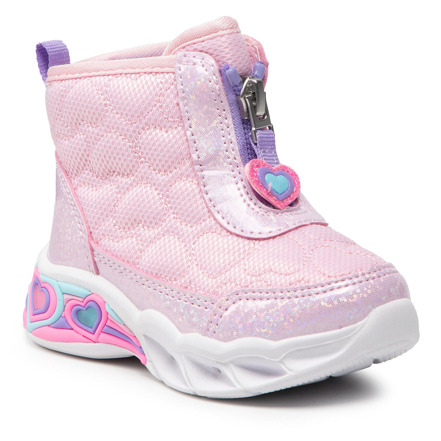 Skechers Cizme de zăpadă Heart Hugger 302666N/PKMT Roz - Pled.ro