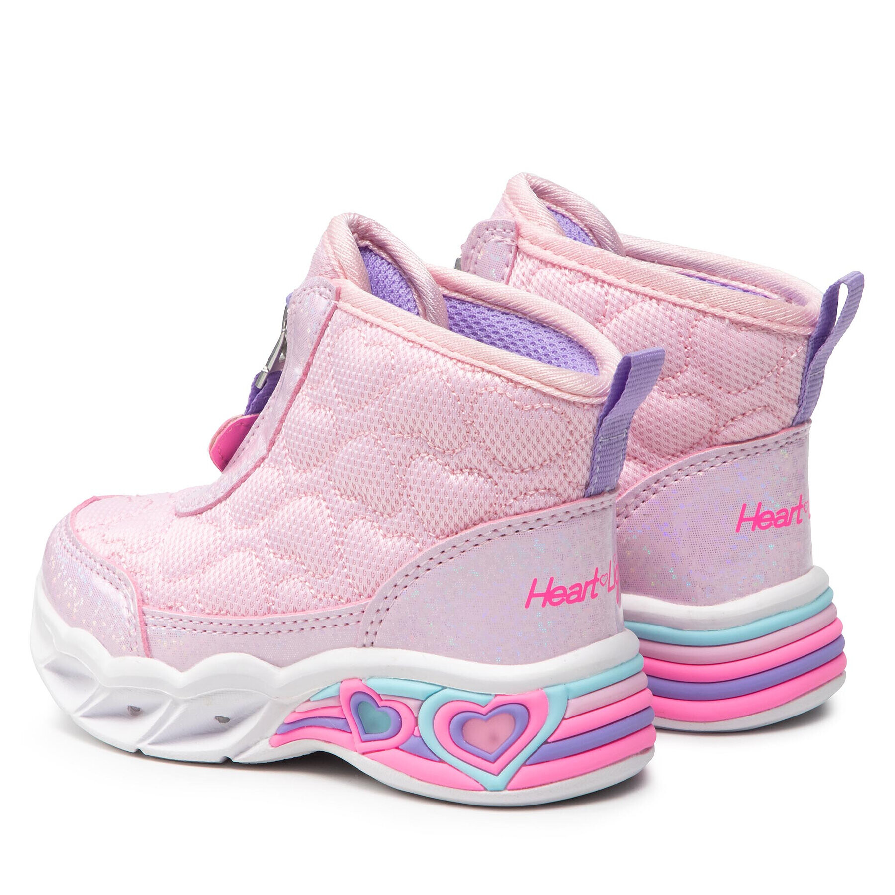 Skechers Cizme de zăpadă Heart Hugger 302666N/PKMT Roz - Pled.ro