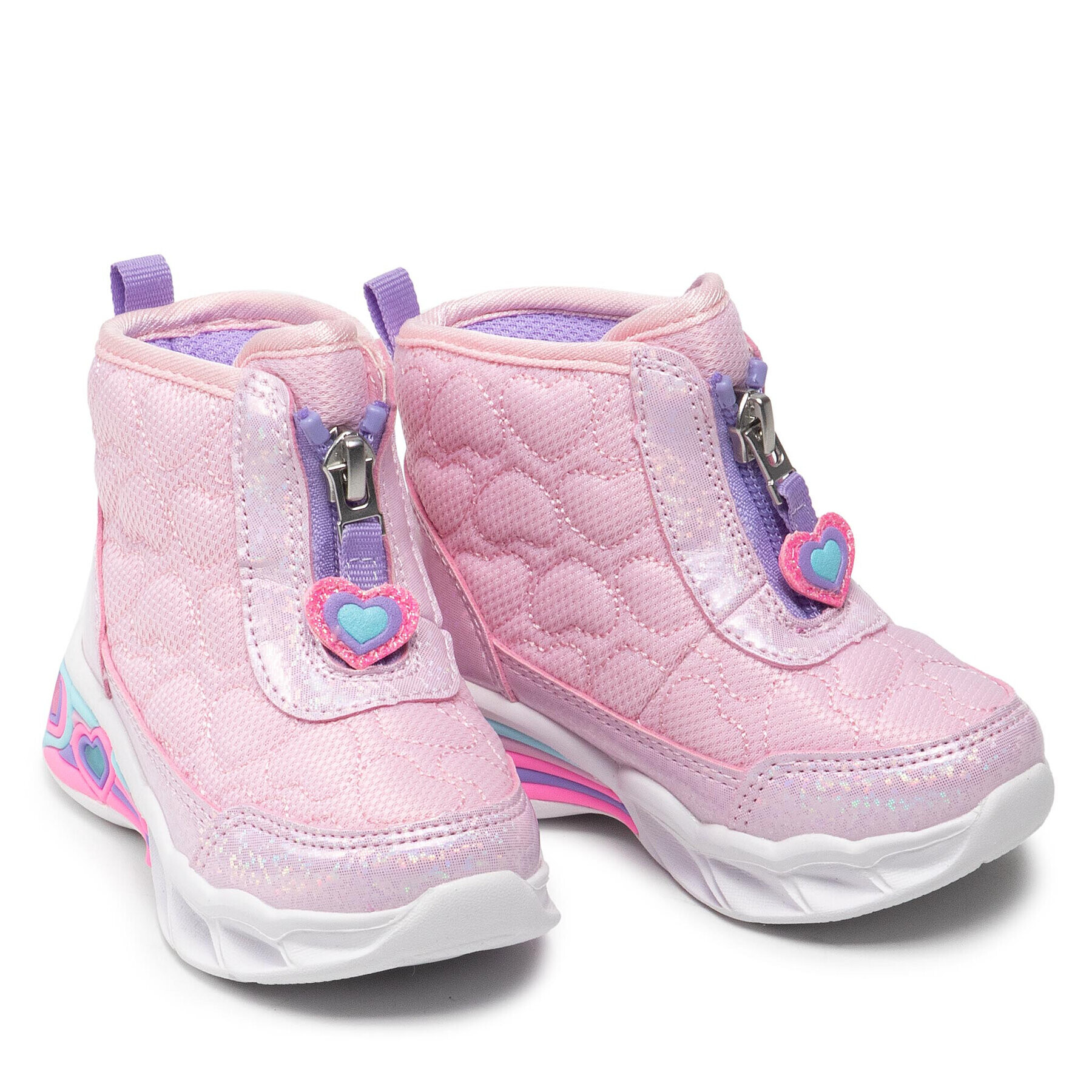 Skechers Cizme de zăpadă Heart Hugger 302666N/PKMT Roz - Pled.ro