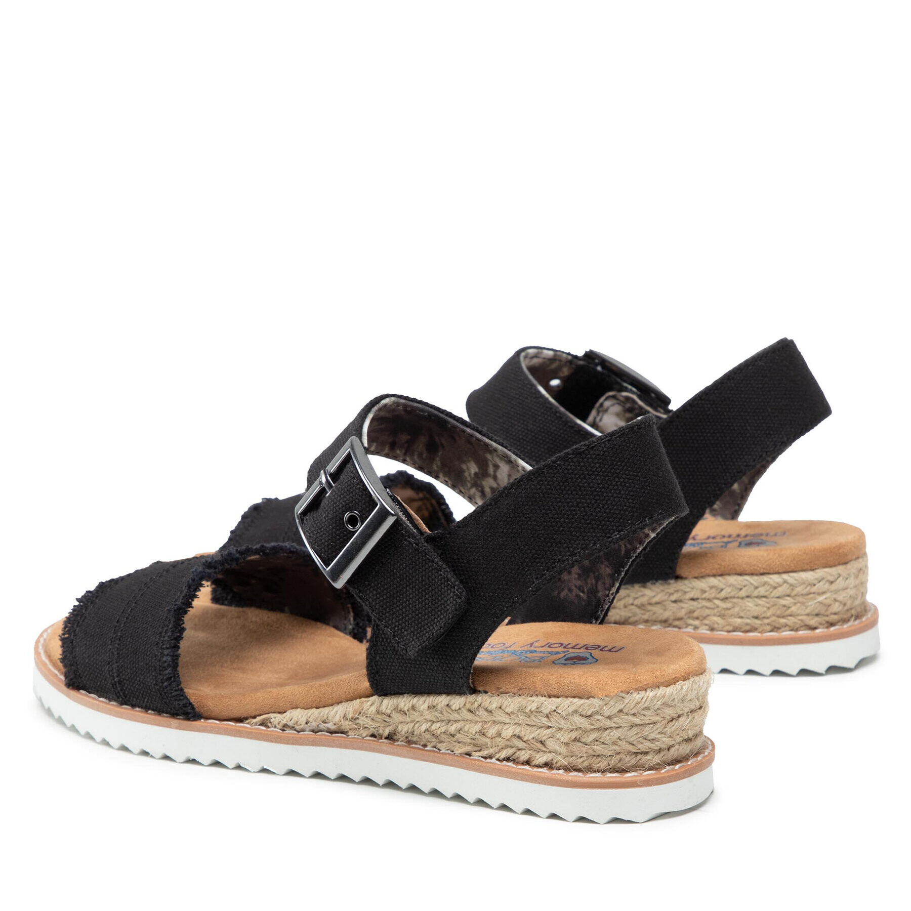 Skechers Espadrile BOBS Adobe Princess 113541/BLK Negru - Pled.ro