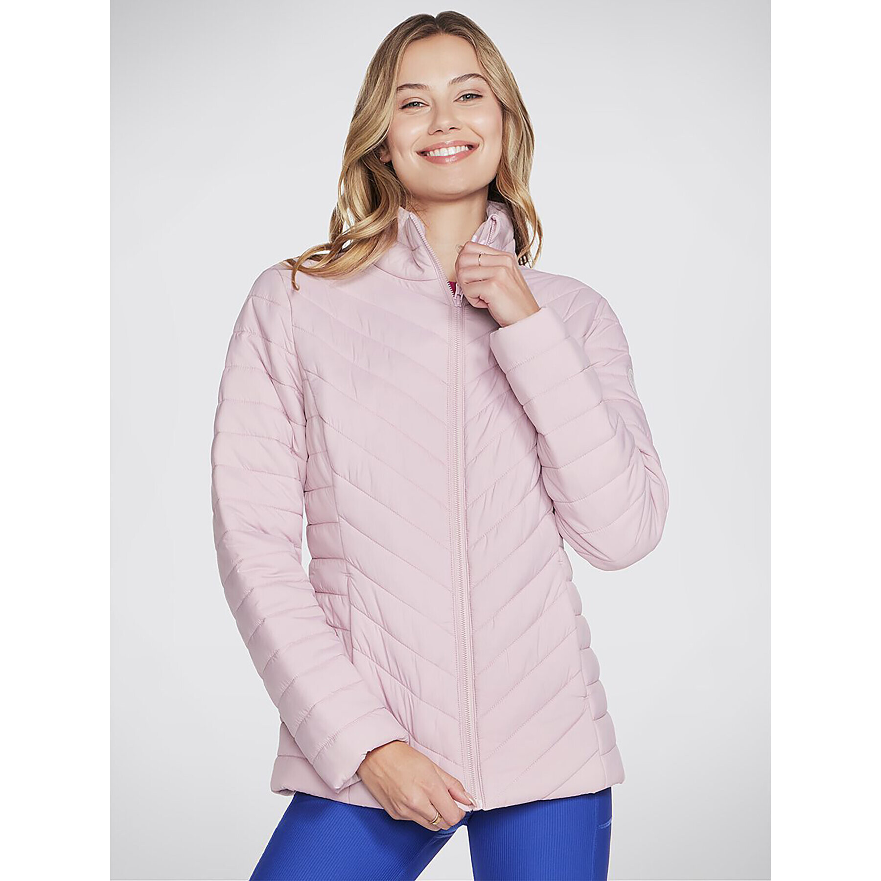 Skechers Geacă fără fermoar Goshield Everyday Jacket JA6 Roz Regular Fit - Pled.ro