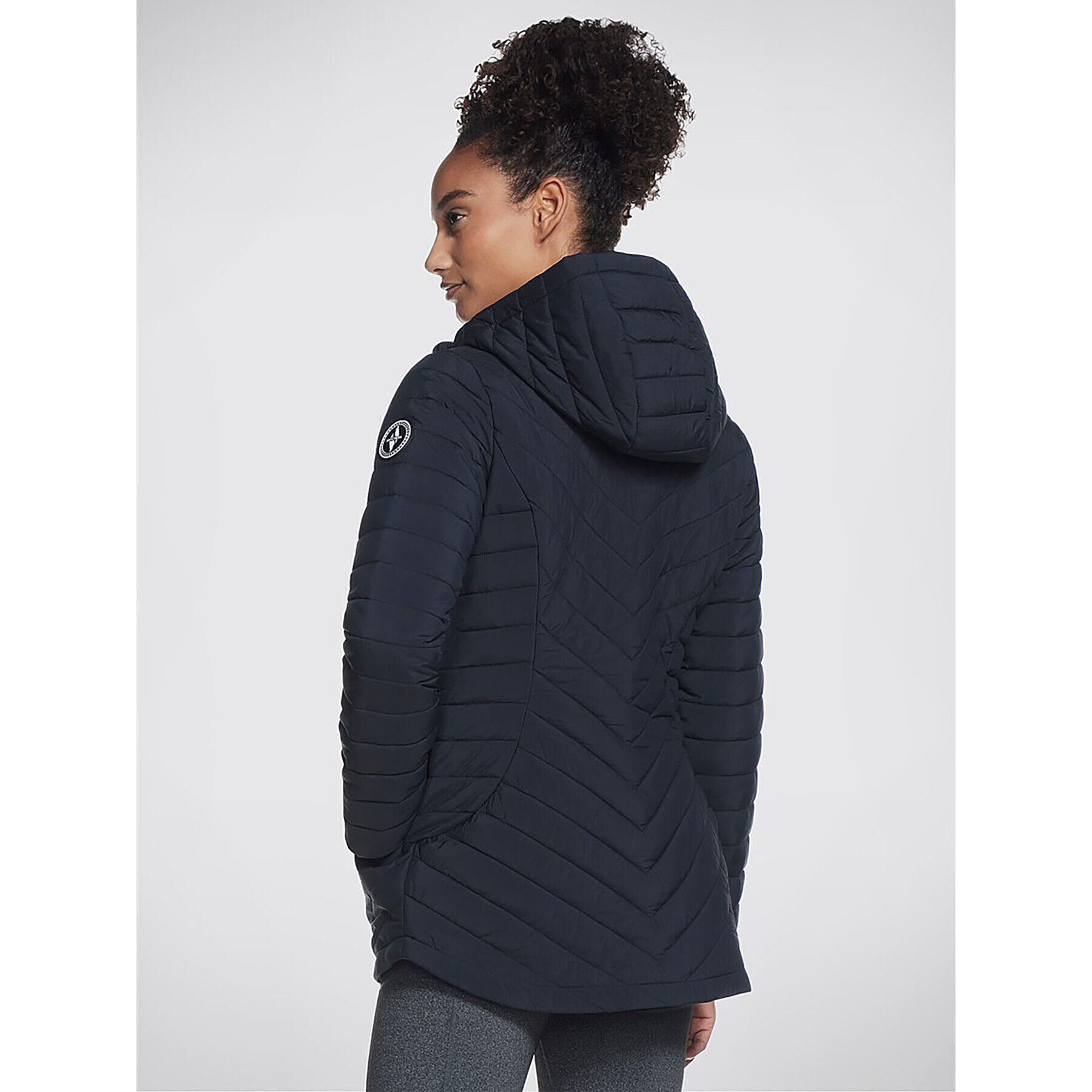 Skechers Geacă fără fermoar Goshield Everyday Parka JA5 Negru Regular Fit - Pled.ro