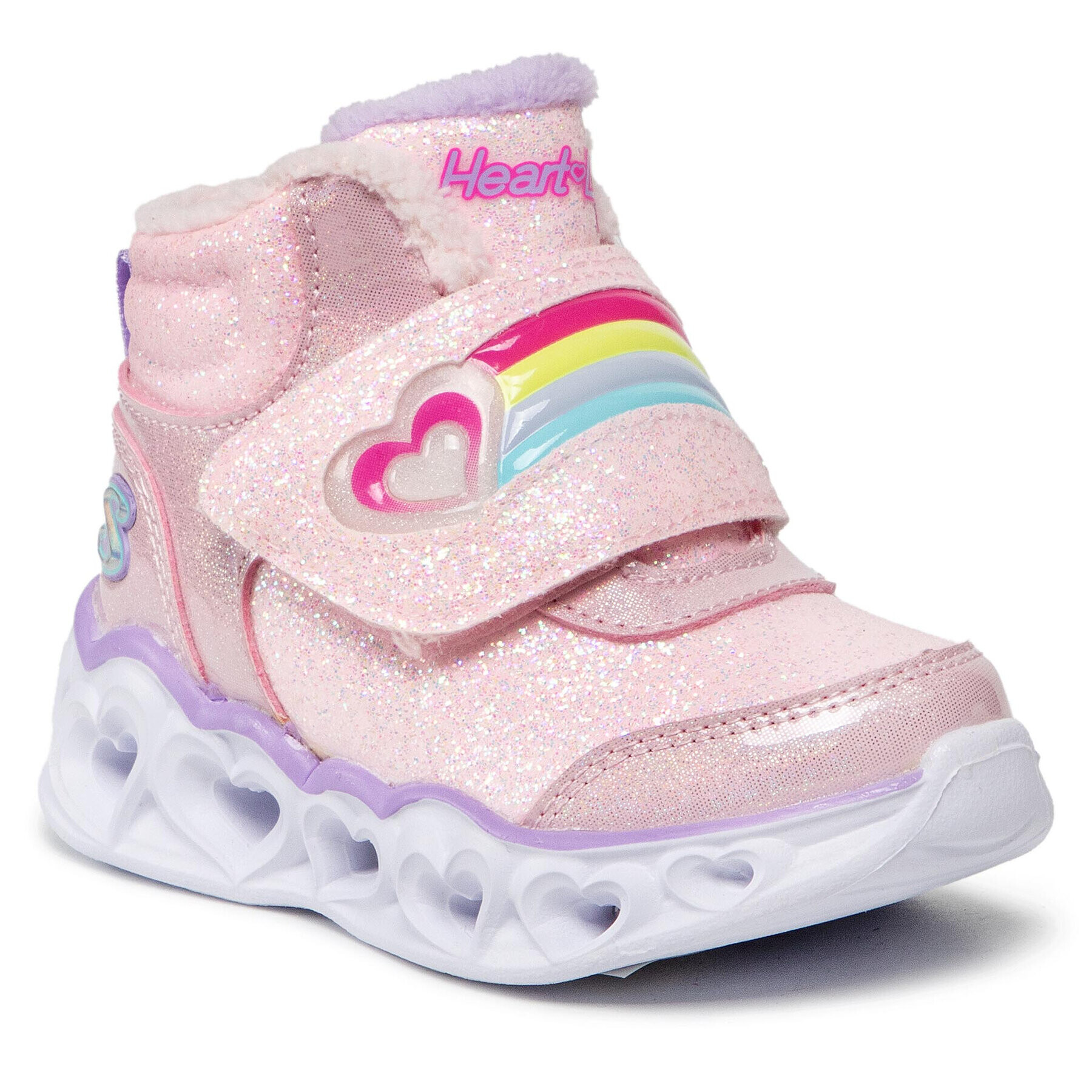 Skechers Ghete Brilliant Rainbow 302669N/PKLV Roz - Pled.ro