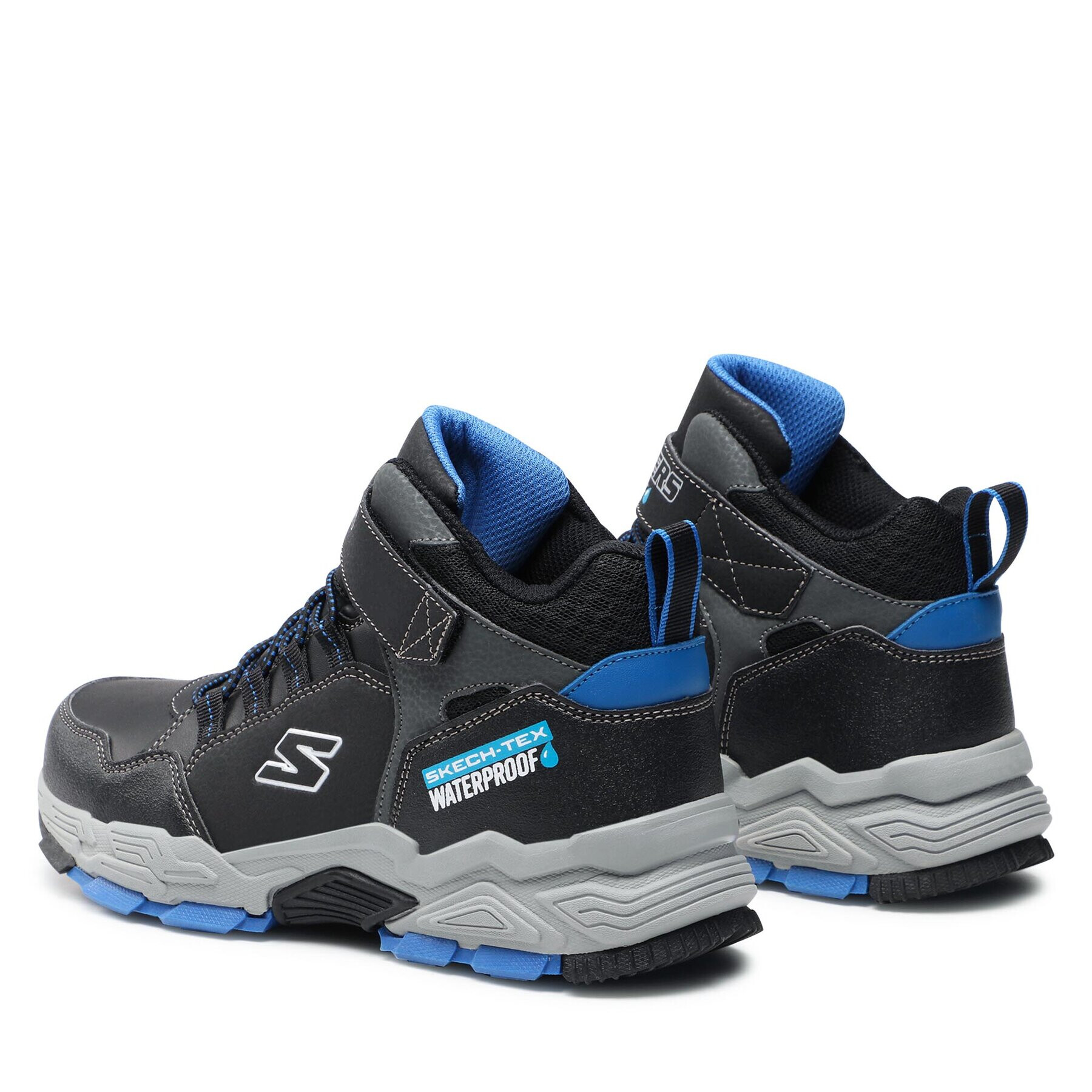 Skechers Ghete Drollix Venture Rush 406418L/BKRY Negru - Pled.ro