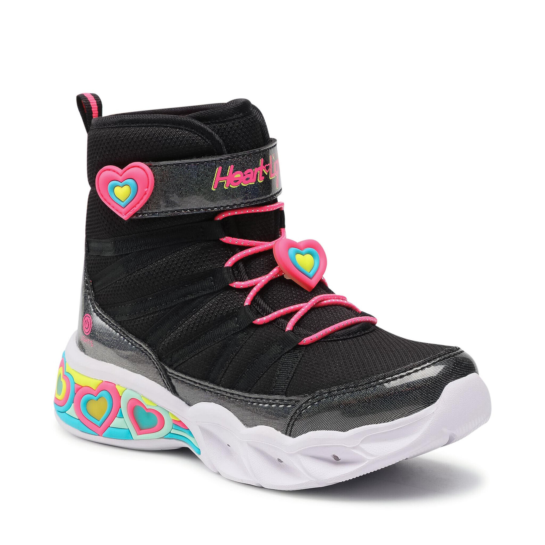 Skechers Ghete Love to Shine 302661L/BKHP Negru - Pled.ro