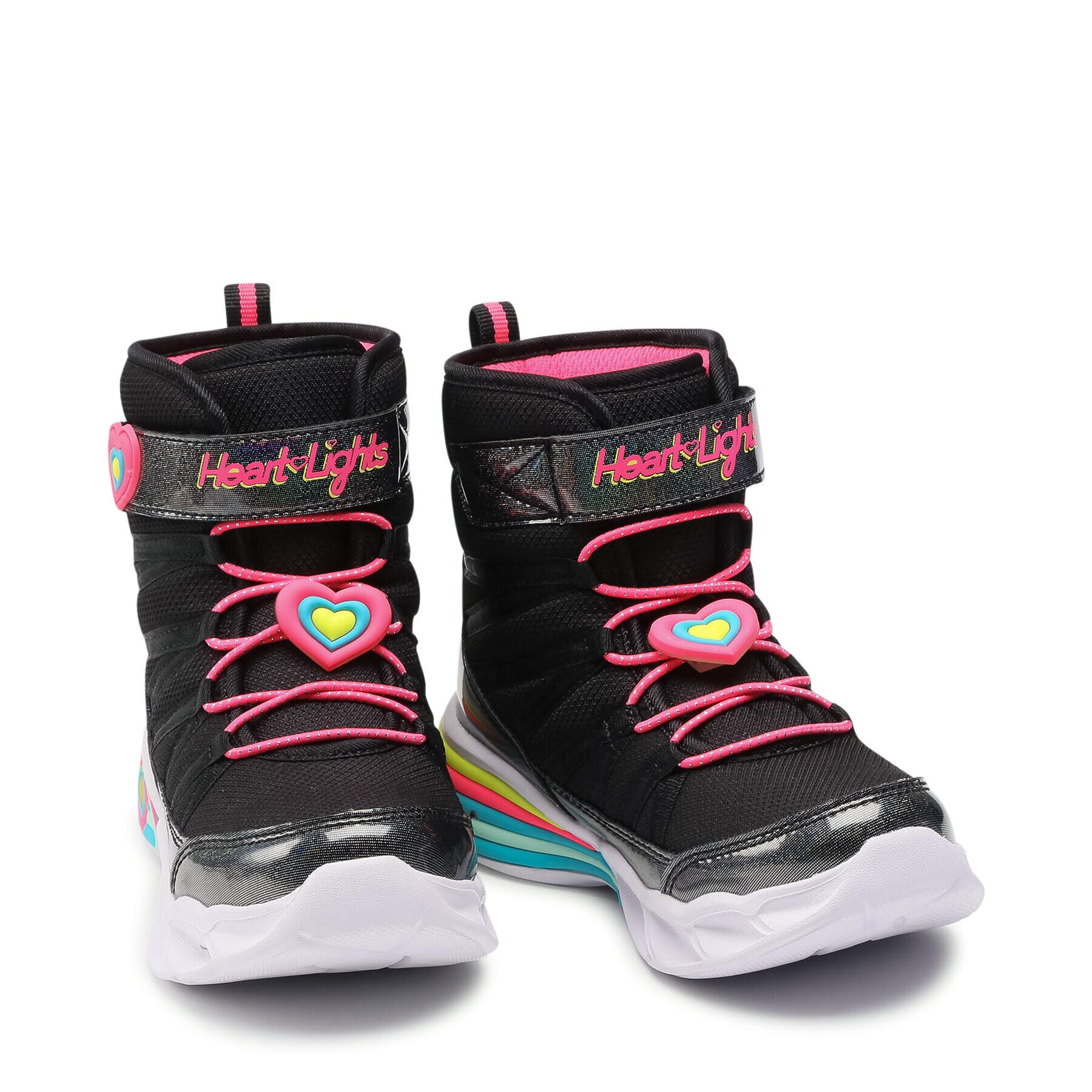 Skechers Ghete Love to Shine 302661L/BKHP Negru - Pled.ro