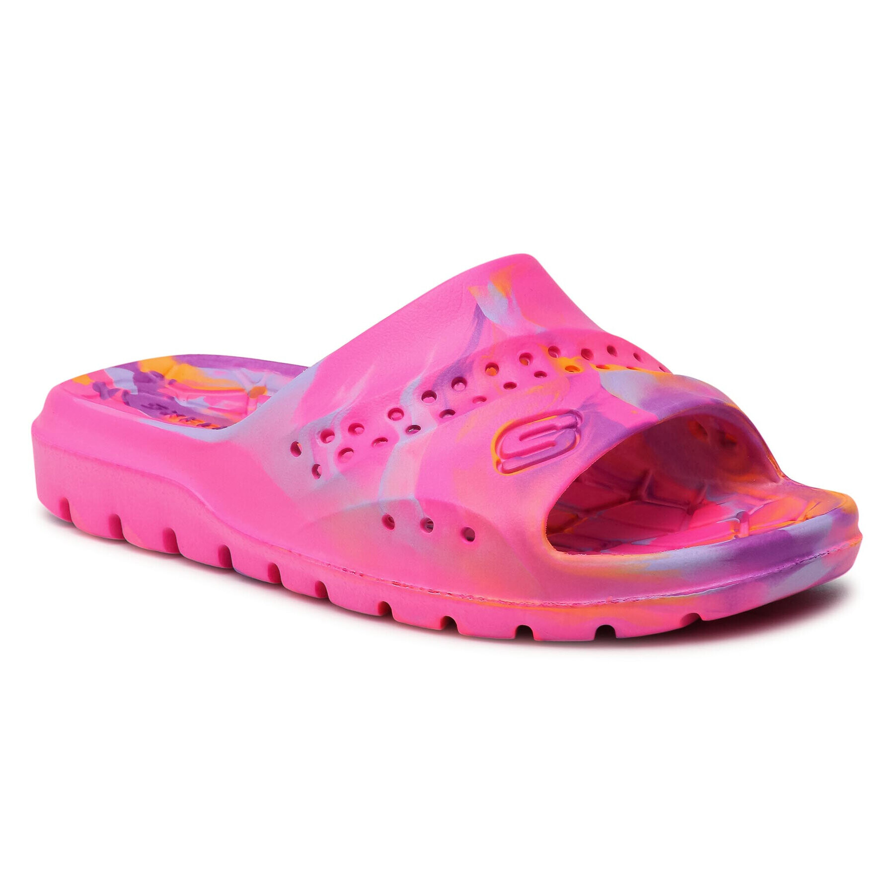 Skechers Șlapi Color Splashed 86781L/HPMT Roz - Pled.ro