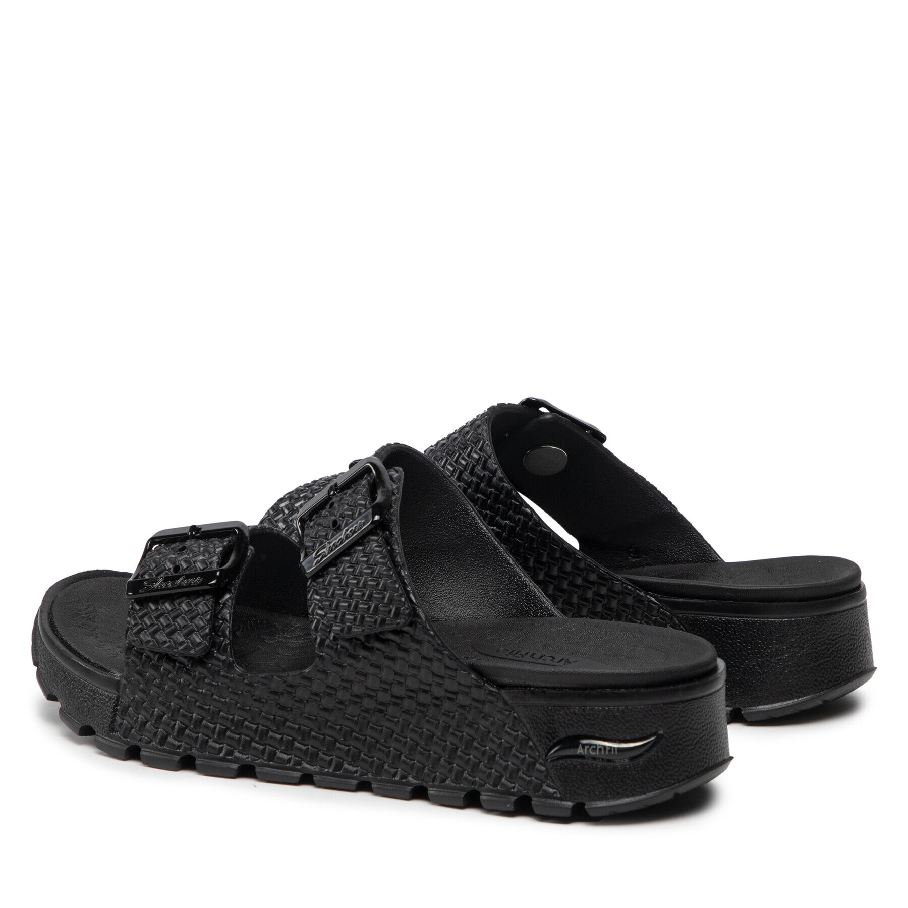 Skechers Șlapi Hi'ness 111378/BBK Negru - Pled.ro