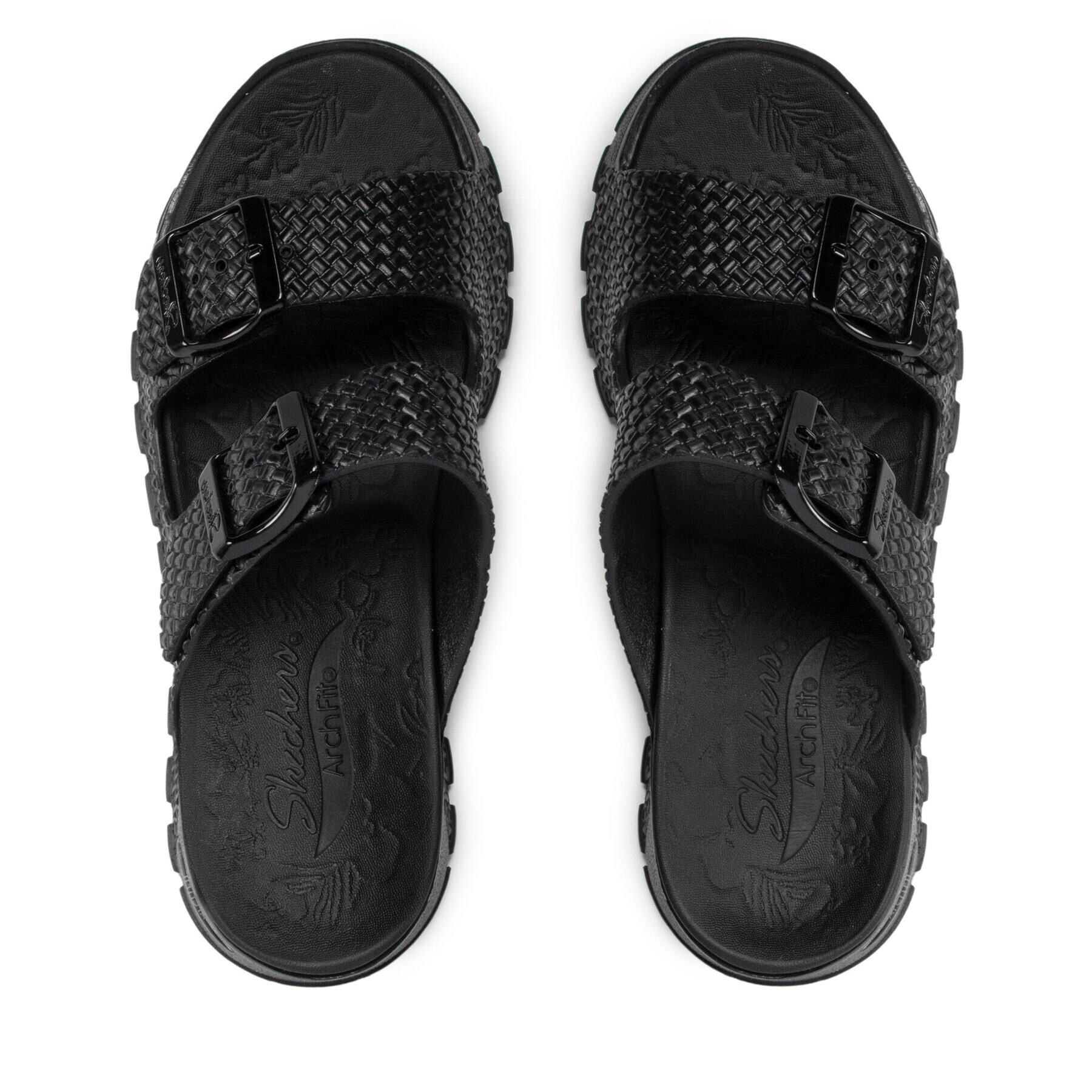 Skechers Șlapi Hi'ness 111378/BBK Negru - Pled.ro