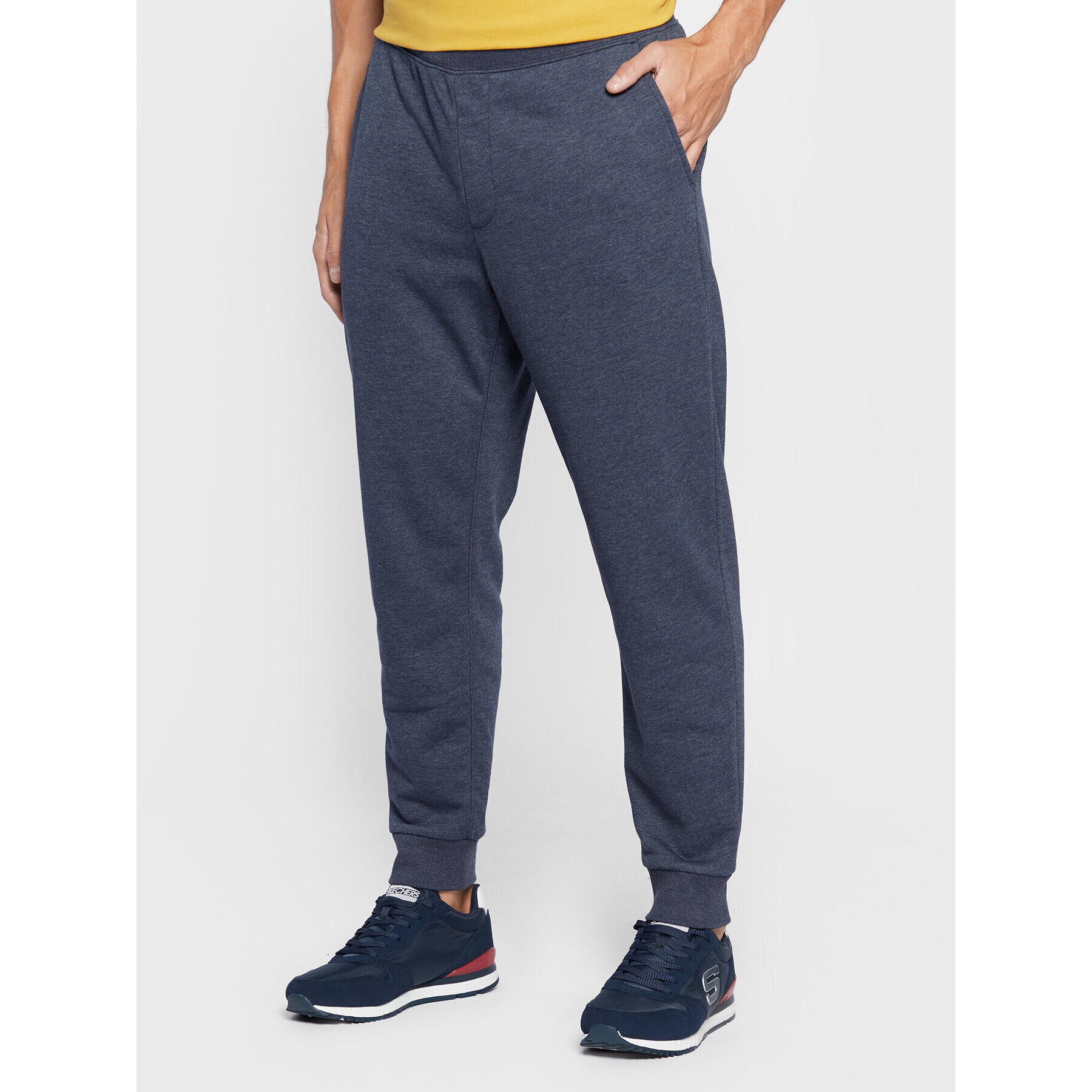 Skechers Pantaloni trening Expedition M1PT57 Bleumarin Regular Fit - Pled.ro