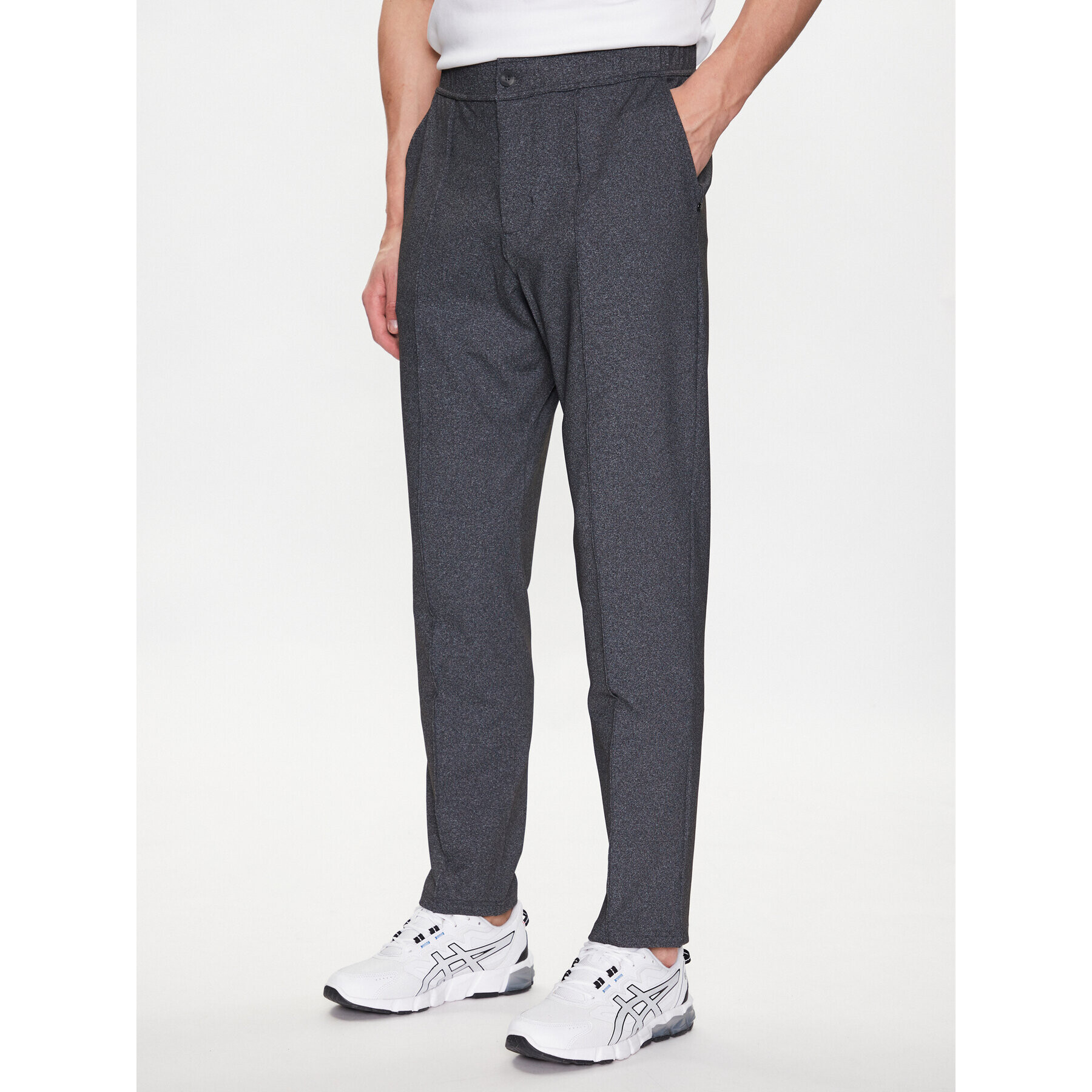 Skechers Pantaloni trening Go Walk MPT129 Gri Straight Leg - Pled.ro