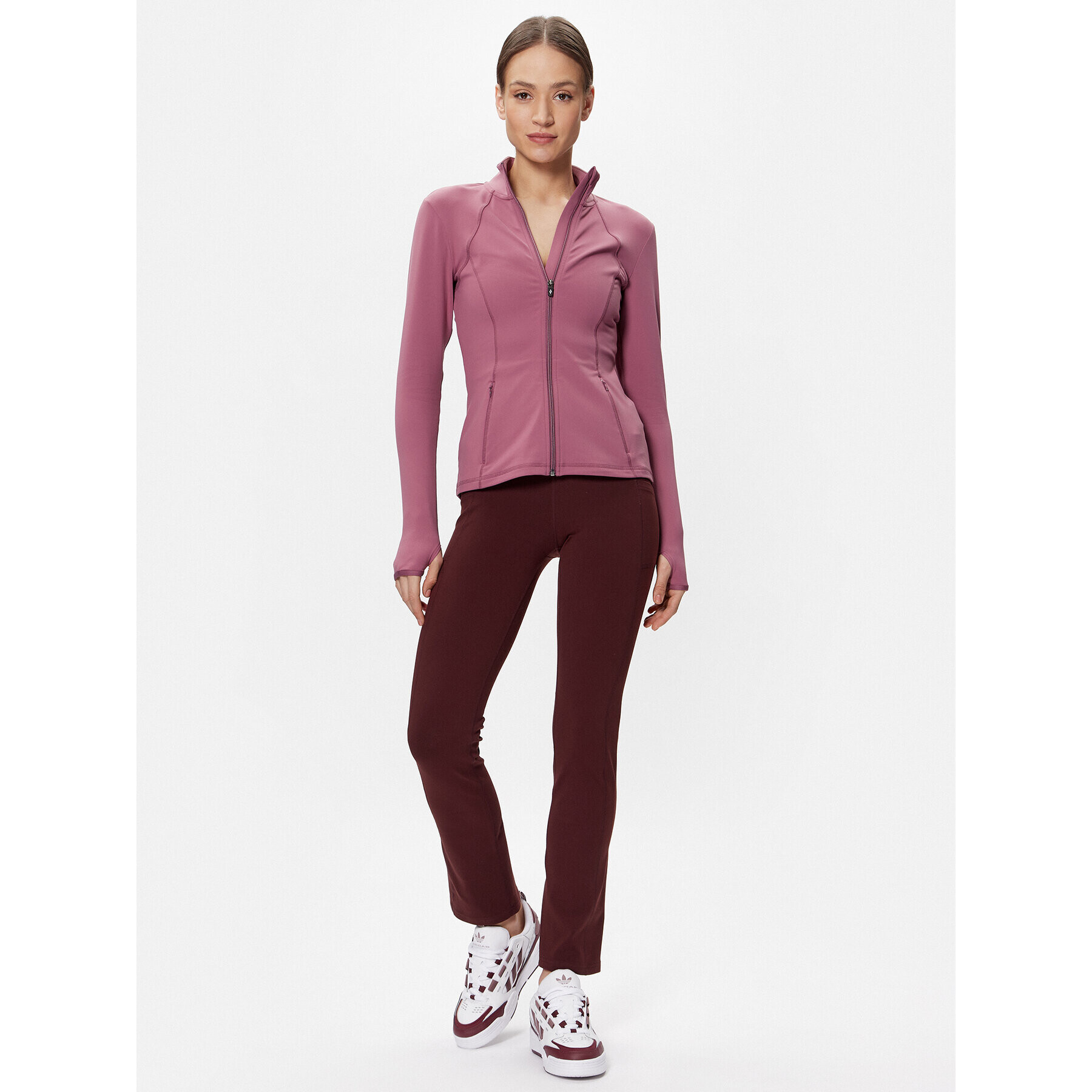 Skechers Pantaloni trening Go Walk W03PT20B Vișiniu Flared Leg - Pled.ro