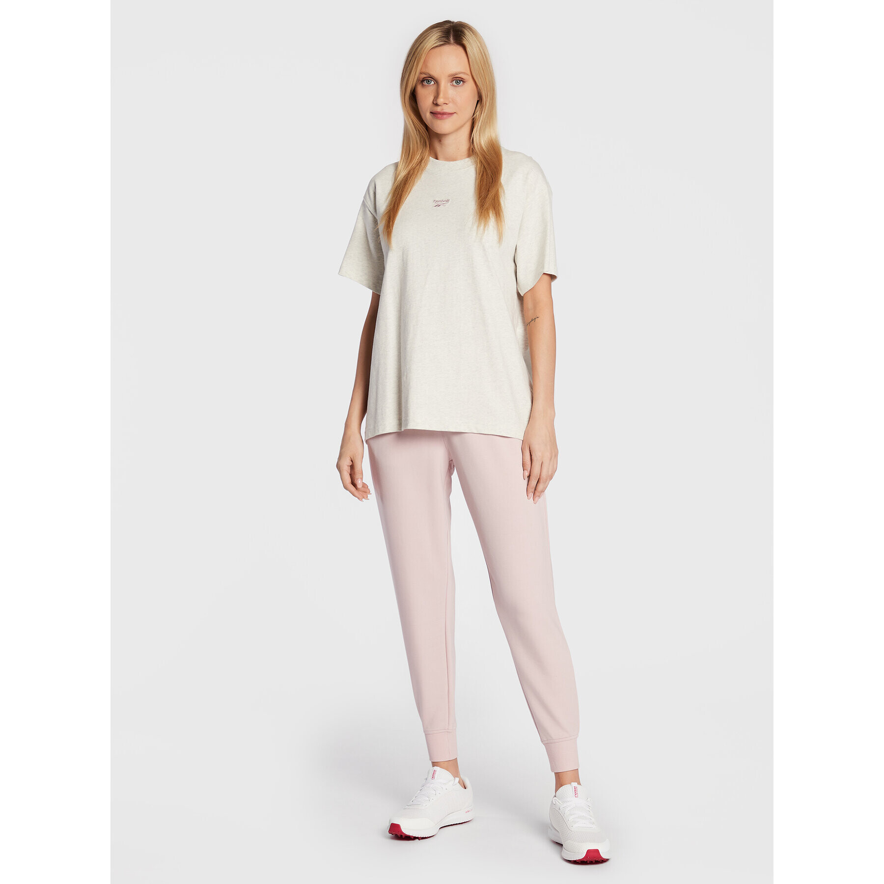 Skechers Pantaloni trening Restful W03PT49 Roz Relaxed Fit - Pled.ro