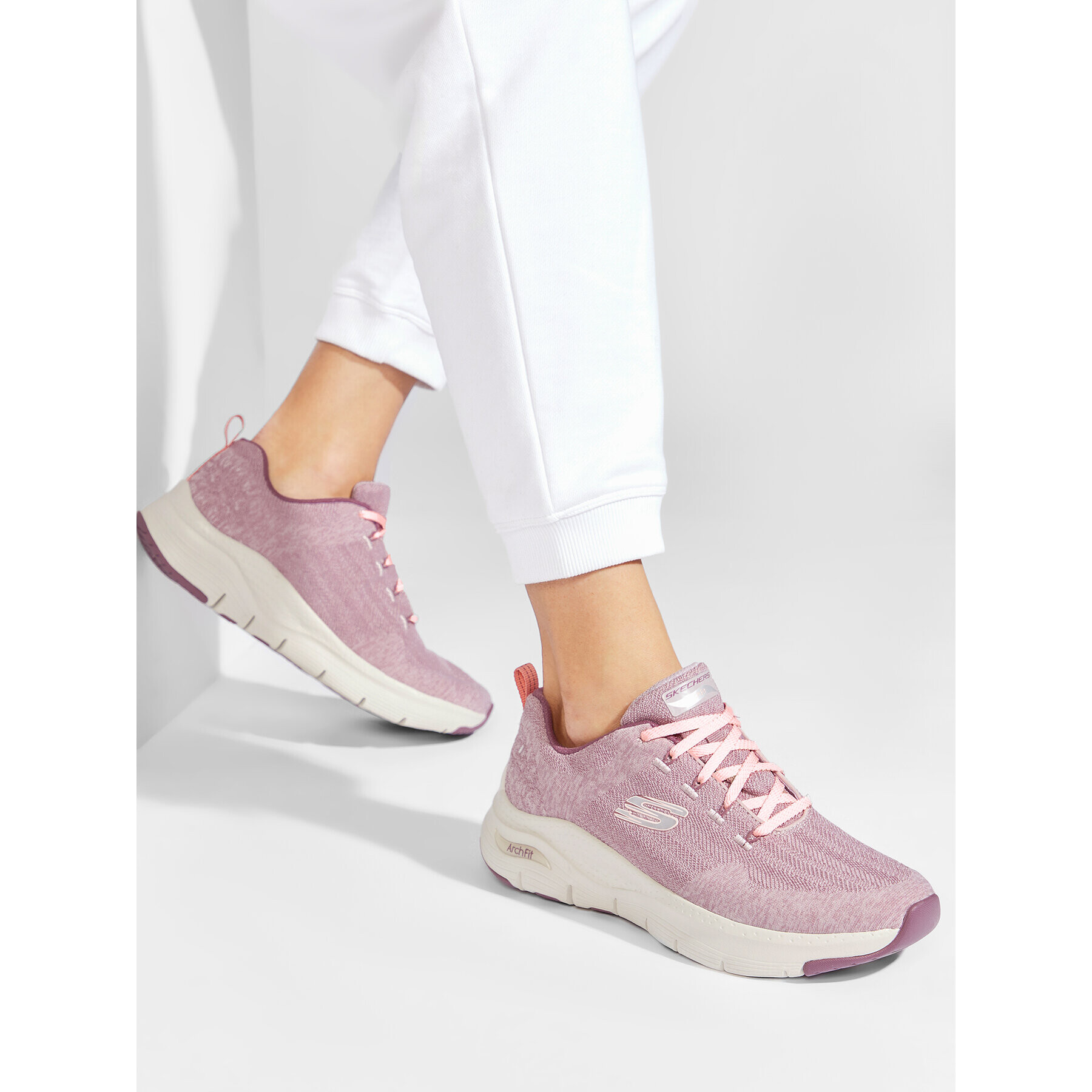 Skechers Pantofi Comfy Wave 149414/MVE Roz - Pled.ro