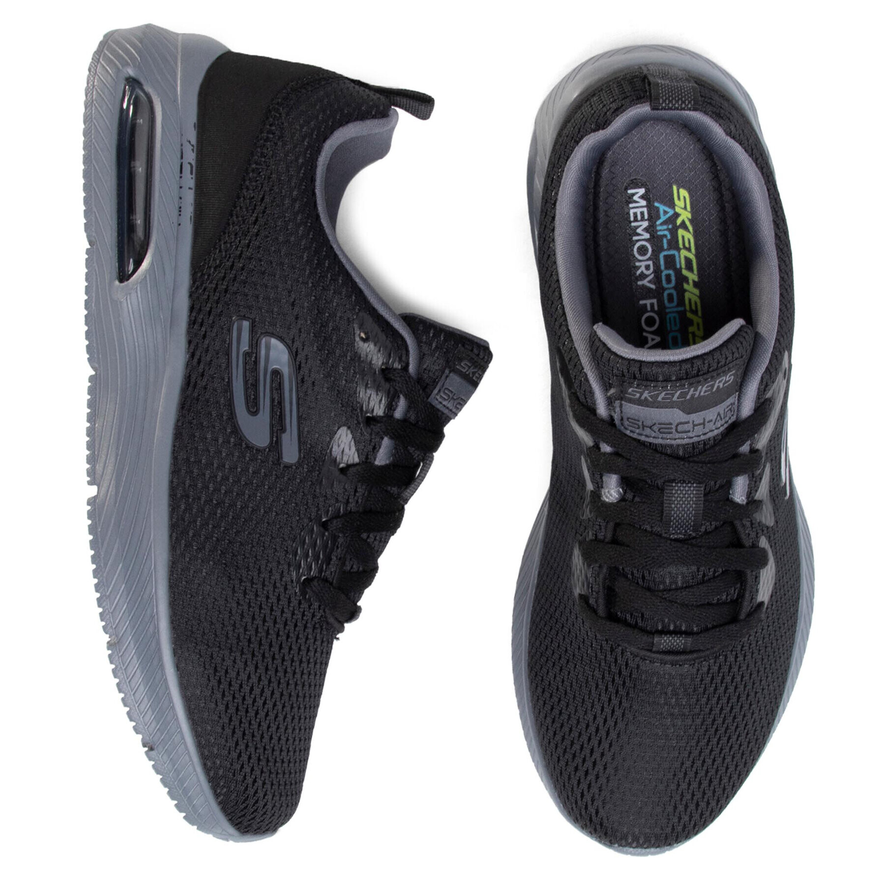 Skechers Pantofi Dyna-Air 52556/BKCC Negru - Pled.ro