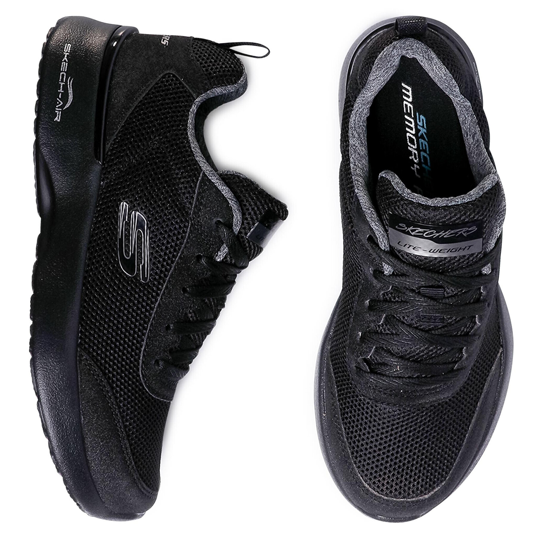 Skechers Pantofi Fast Brake 12947/BBK Negru - Pled.ro