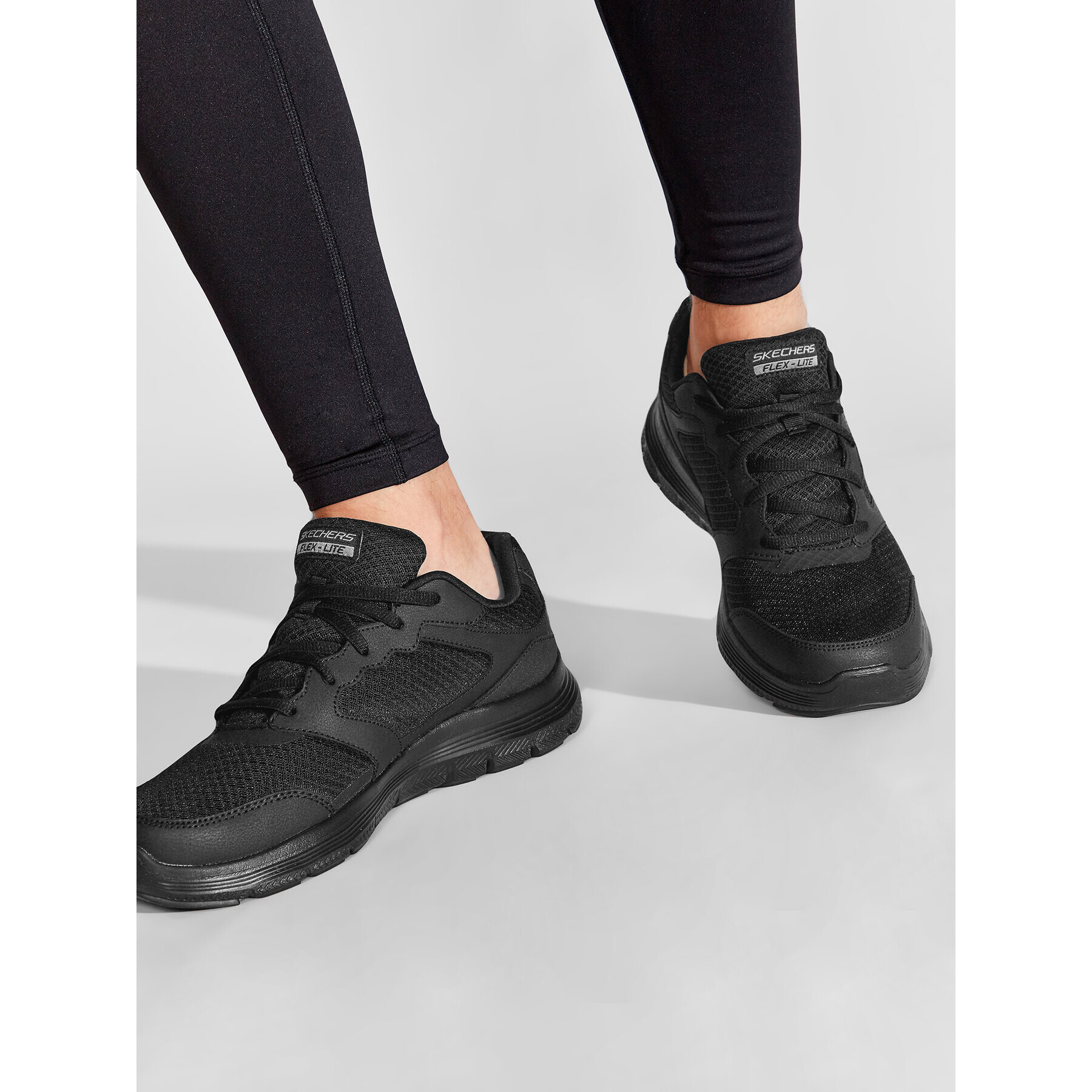 Skechers Pantofi Flex Advantage 4.0 232225/BBK Negru - Pled.ro