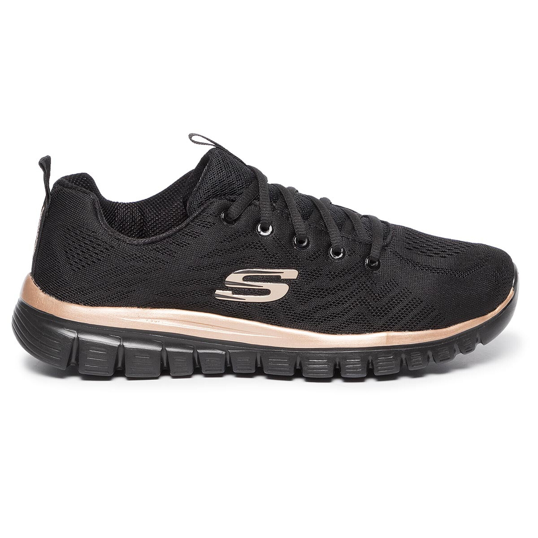 Skechers Pantofi Get Connected 12615/BKRG Negru - Pled.ro