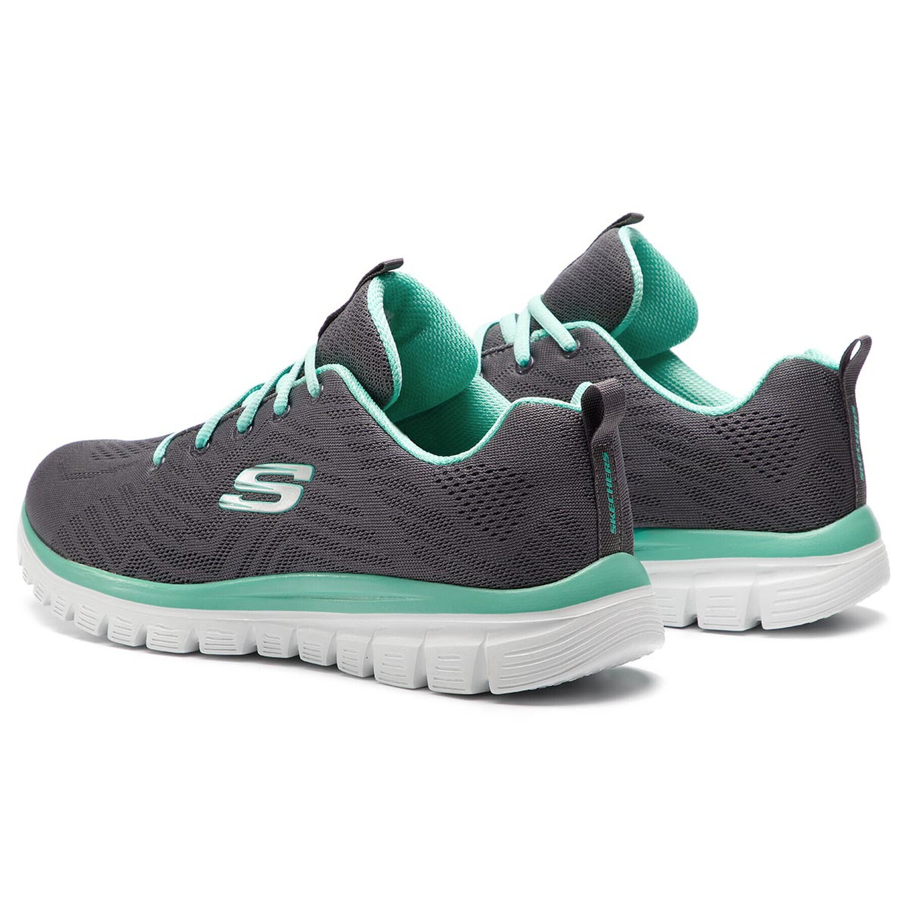 Skechers Pantofi Get Connected 12615/CCGR Gri - Pled.ro