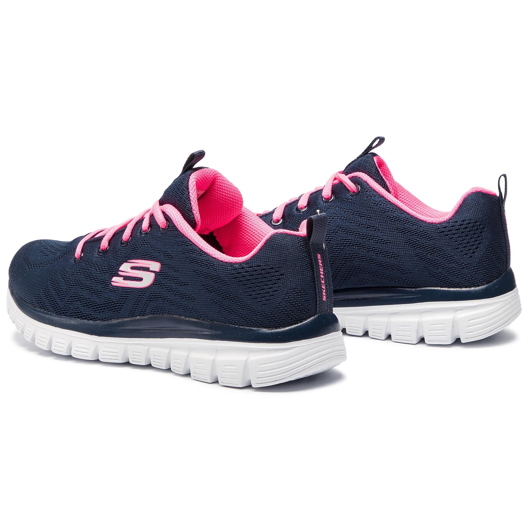 Skechers Pantofi Get Connected 12615/NVHP Bleumarin - Pled.ro