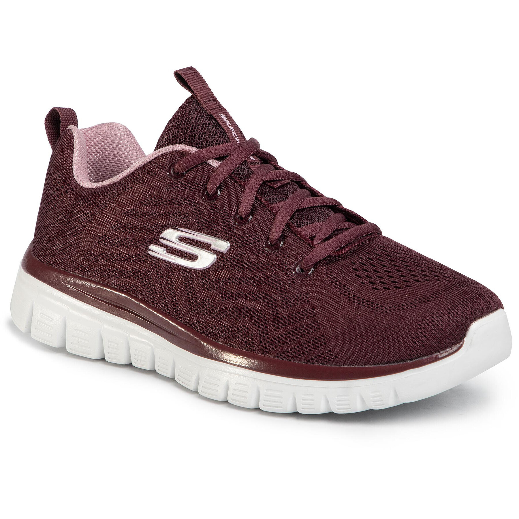 Skechers Pantofi Get Connected 12615/WINE Vișiniu - Pled.ro