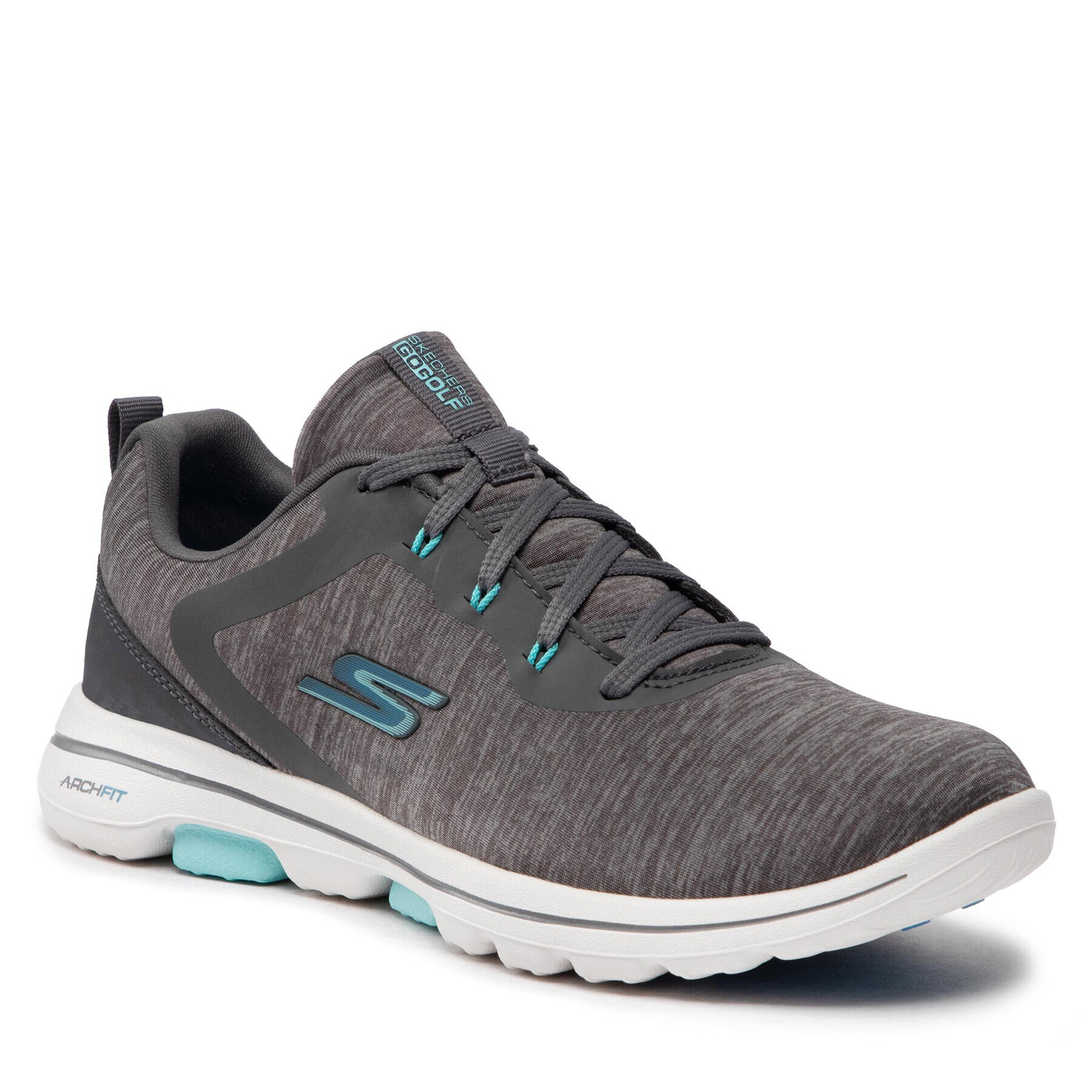 Skechers Pantofi Go Golf Walk 5 123034/GYBL Gri - Pled.ro