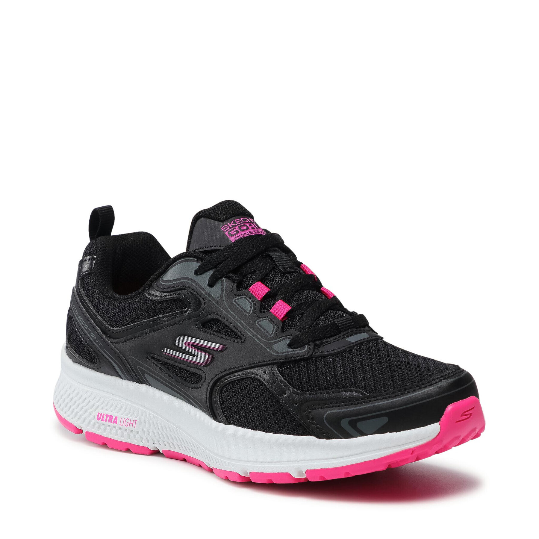 Skechers Pantofi Go Run Consistent 128075/BKPK Negru - Pled.ro