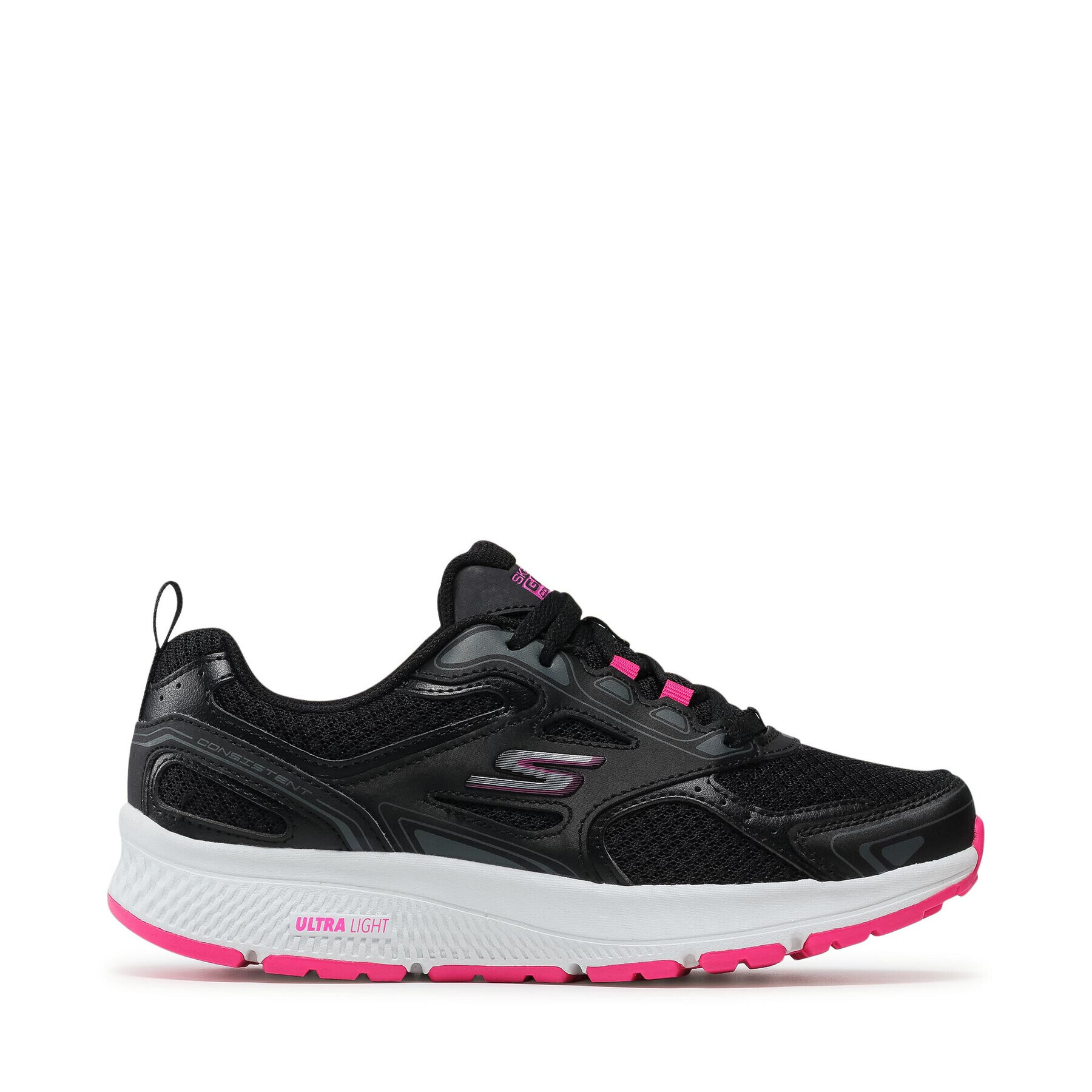 Skechers Pantofi Go Run Consistent 128075/BKPK Negru - Pled.ro