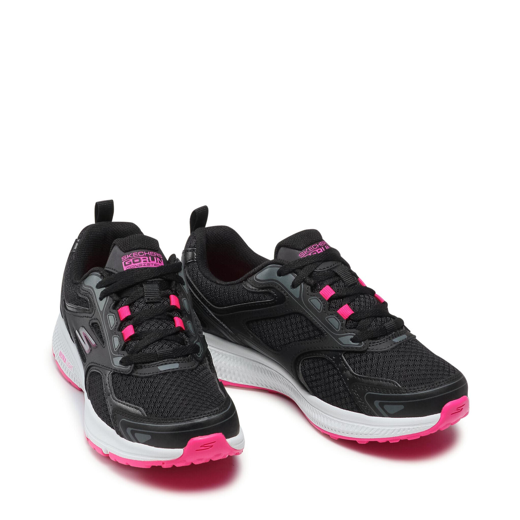 Skechers Pantofi Go Run Consistent 128075/BKPK Negru - Pled.ro