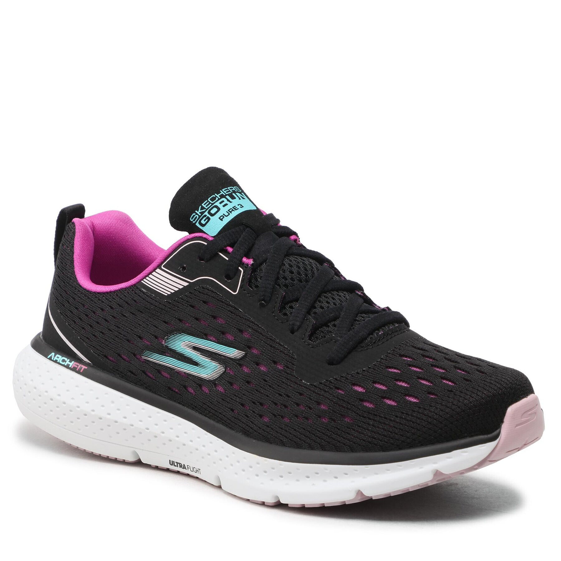 Skechers Pantofi Go Run Pure 3 172034/BLK Negru - Pled.ro