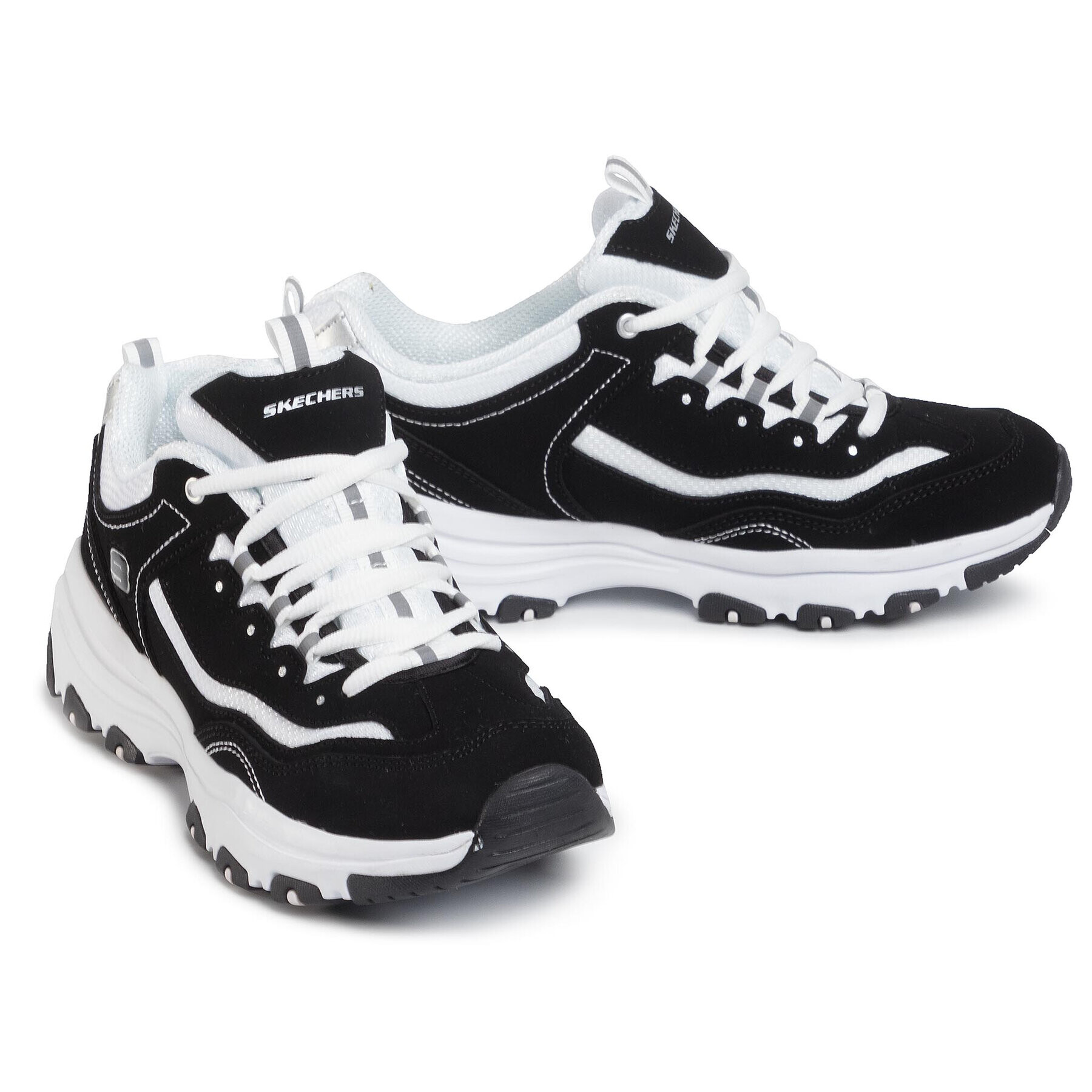 Skechers Pantofi I-Conik 88888250/BKW Negru - Pled.ro