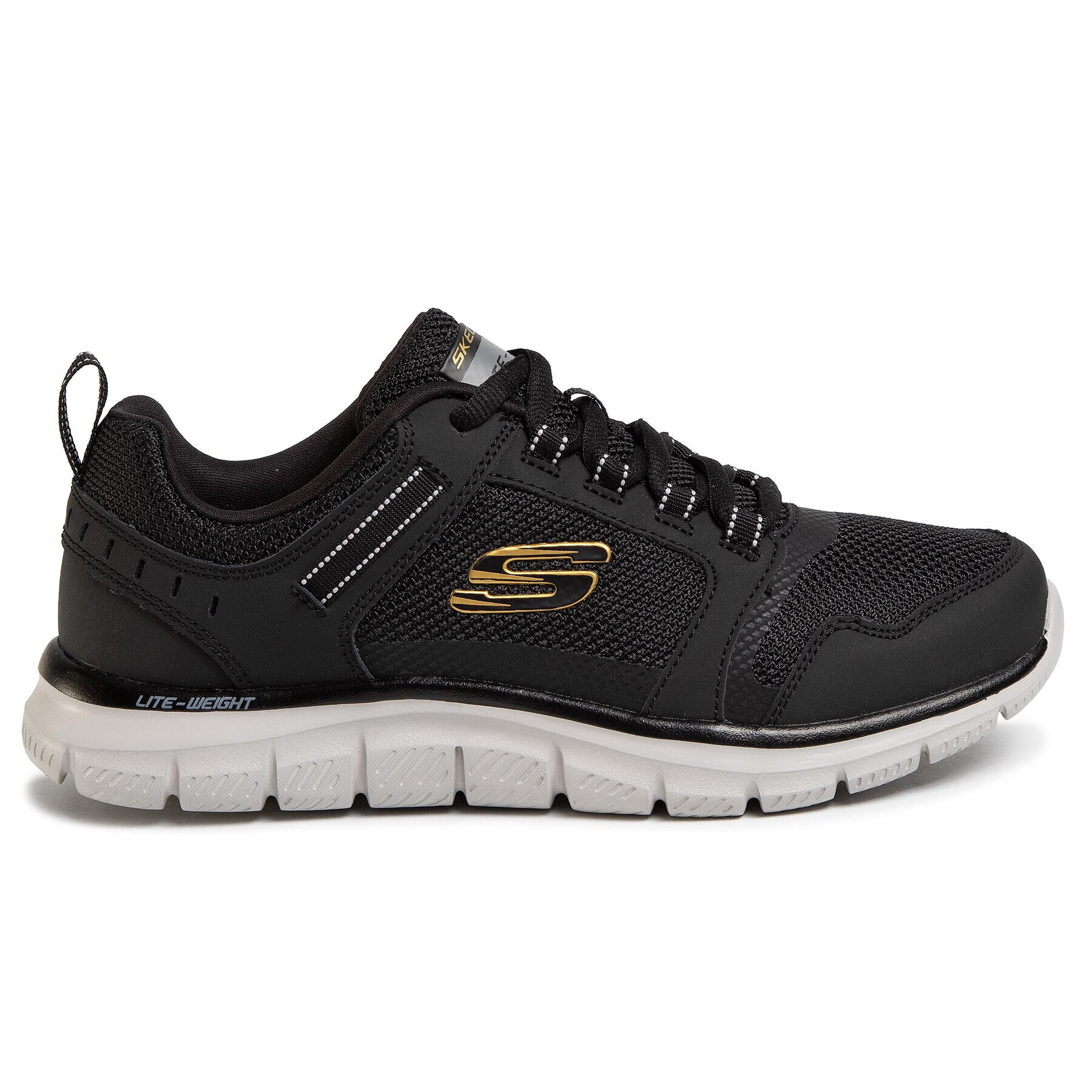 Skechers Pantofi Knockhill 232001/BKGD Negru - Pled.ro