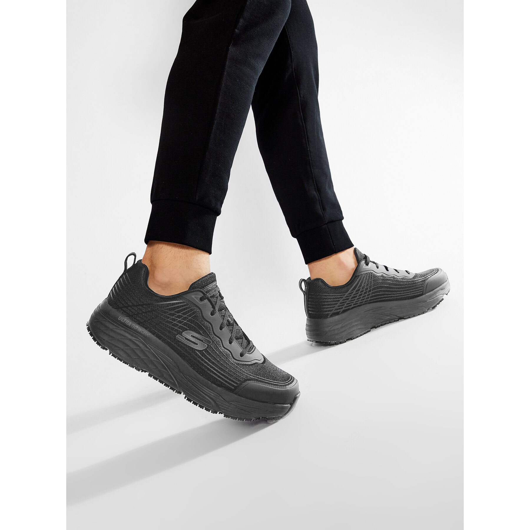 Skechers Pantofi Rytas 200021EC/BLK Negru - Pled.ro