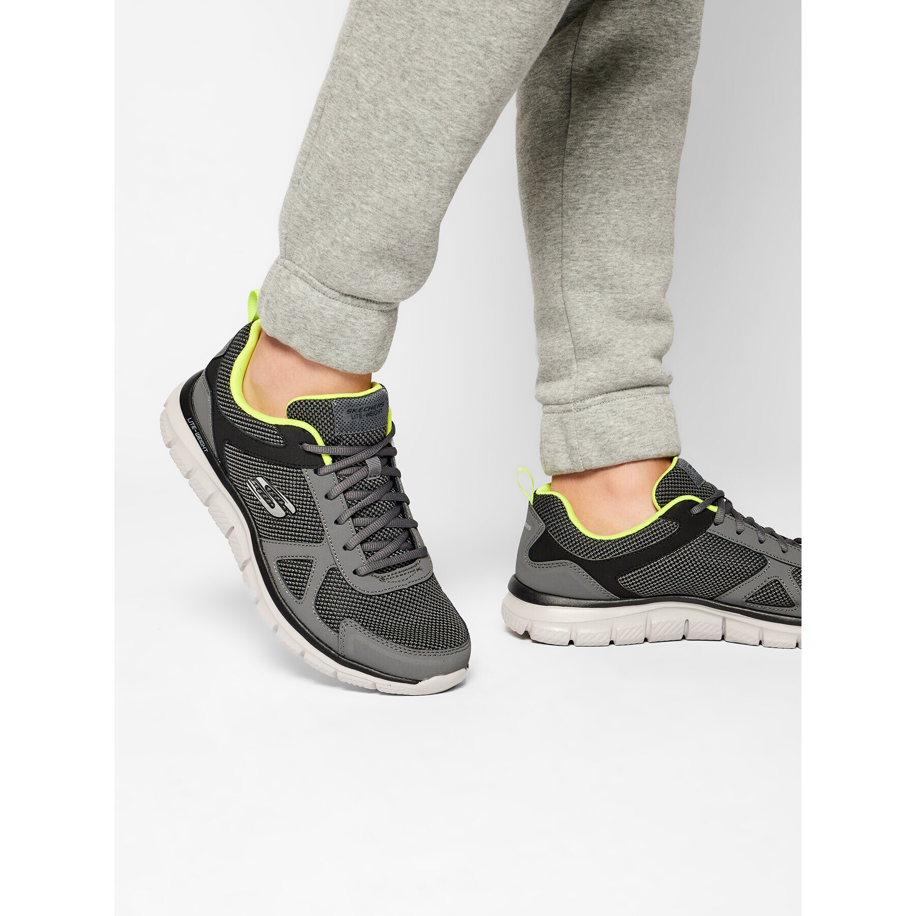 Skechers Pantofi Track 52630/CCLM Gri - Pled.ro