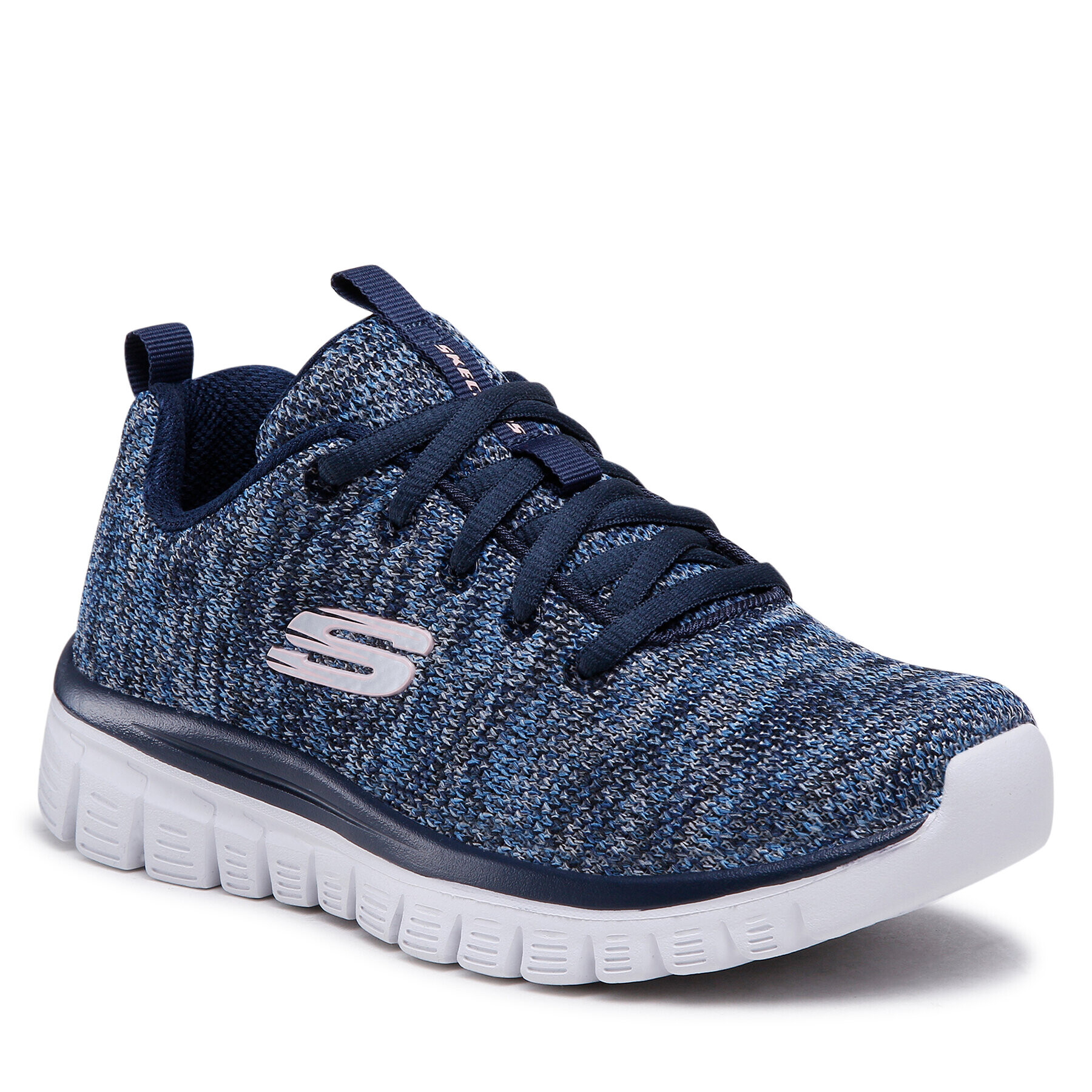 Skechers Pantofi Twisted Fortune 12614/NVBL Bleumarin - Pled.ro