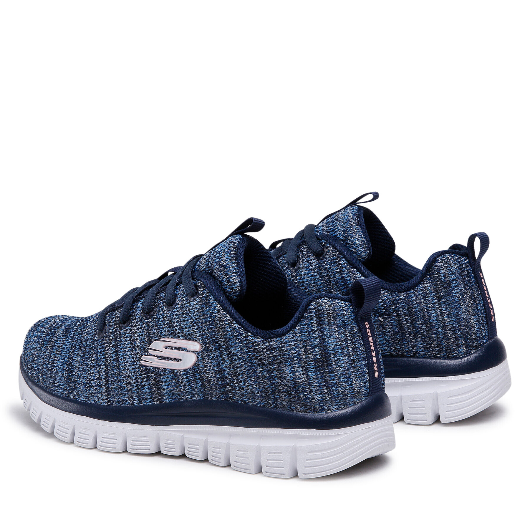 Skechers Pantofi Twisted Fortune 12614/NVBL Bleumarin - Pled.ro